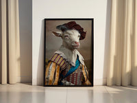 Funny Goat Canvas Poster - Canvasworkshop