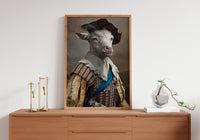 Funny Goat Canvas Poster - Canvasworkshop