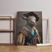 Funny Goat Canvas Poster - Canvasworkshop