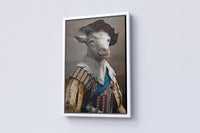 Funny Goat Canvas Poster - Canvasworkshop