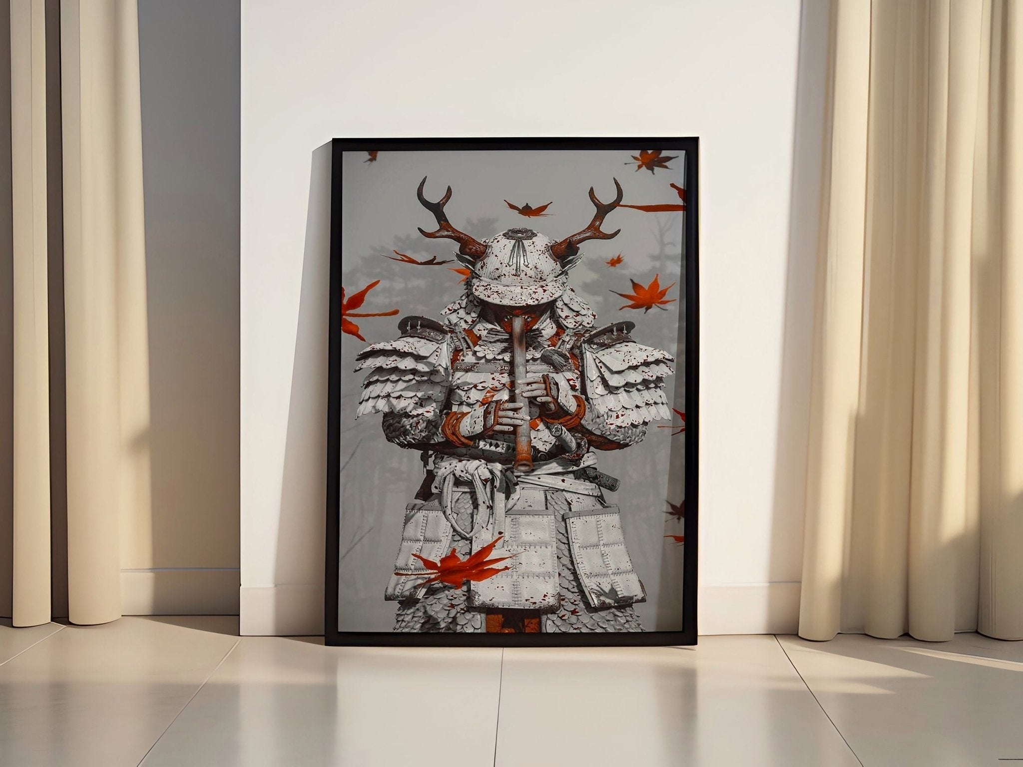 Ghost Of Tsushima Game Canvas Art - Canvasworkshop