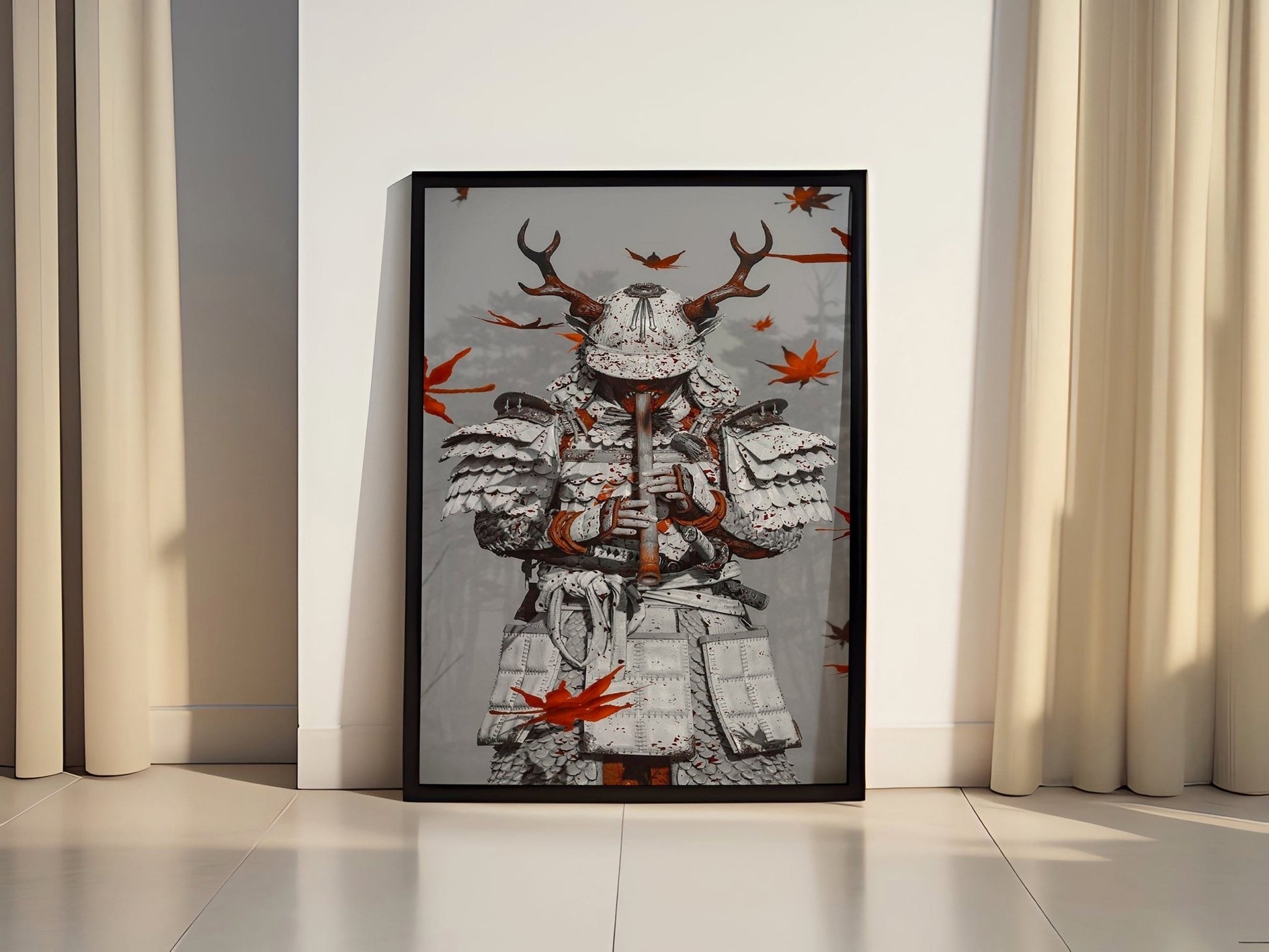 Ghost Of Tsushima Game Canvas Art - Canvasworkshop