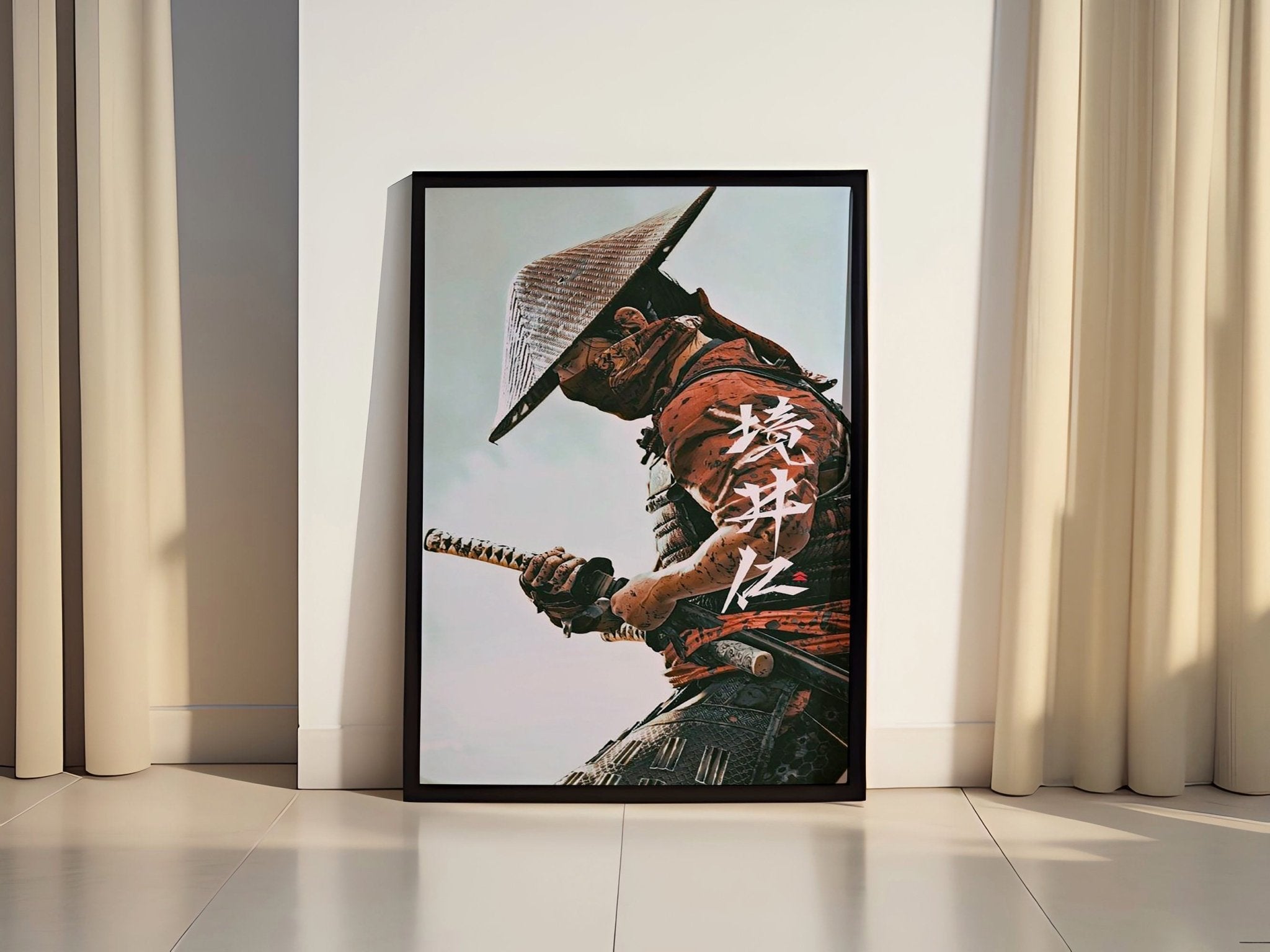 Ghost Of Tsushima Game Canvas Art - Canvasworkshop