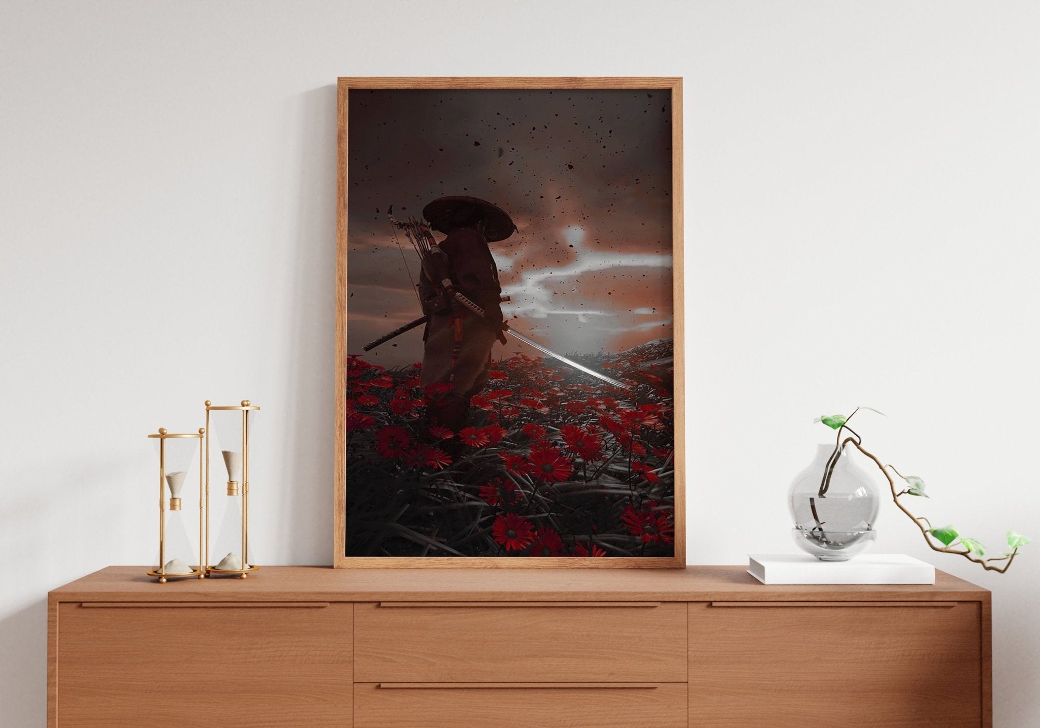 Ghost Of Tsushima Game Canvas Poster - Canvasworkshop