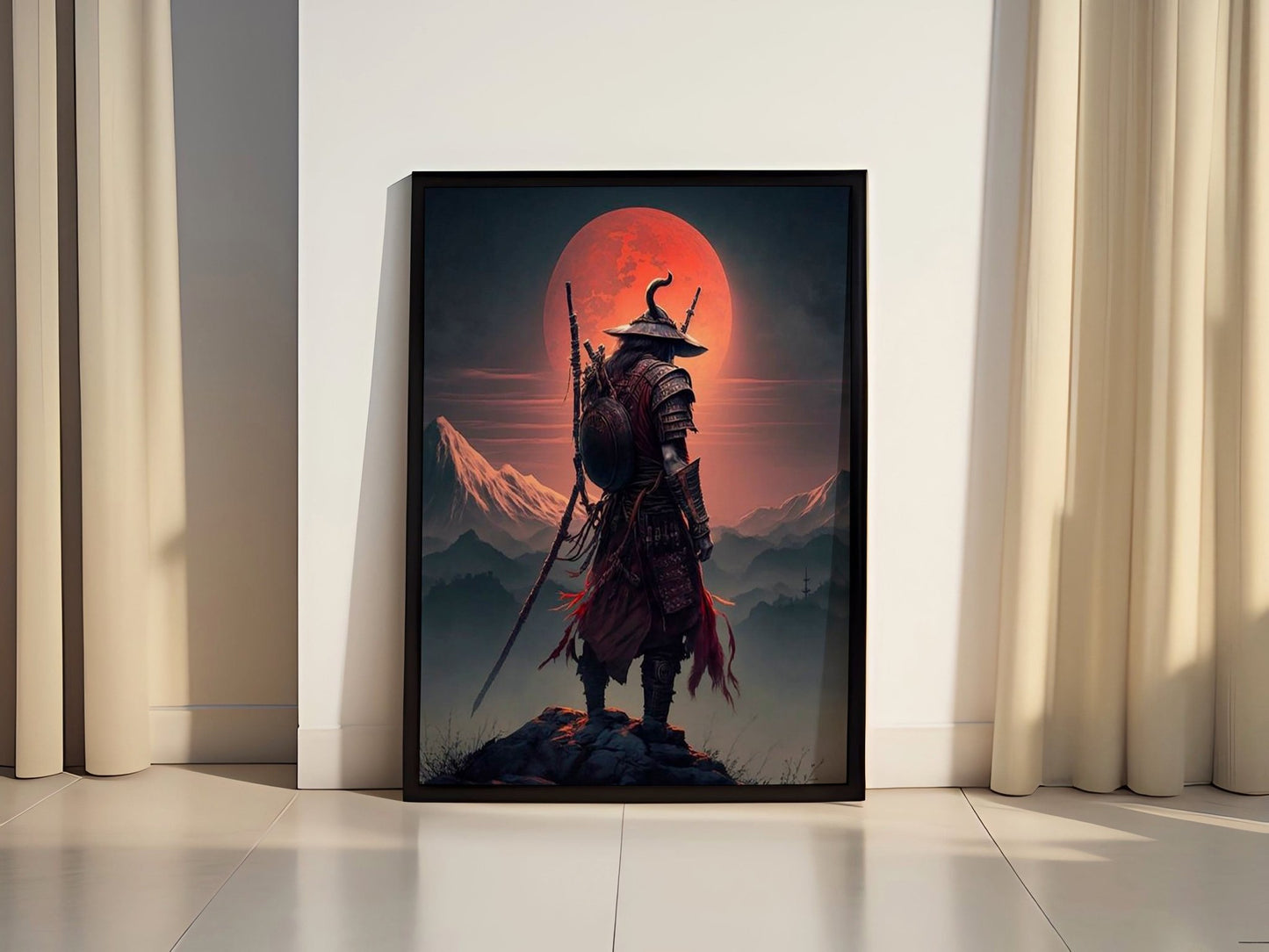 Ghost Of Tsushima Game Canvas Poster - Canvasworkshop