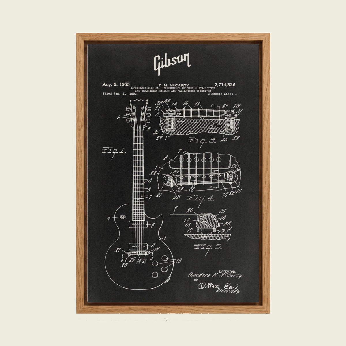 Gibson Les Paul Teknik Çizimi