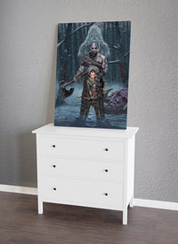 God of War Family Tree Canvas Print - Canvasworkshop