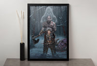 God of War Family Tree Canvas Print - Canvasworkshop