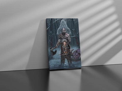 God of War Family Tree Canvas Print - Canvasworkshop