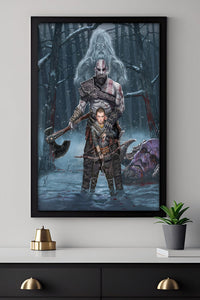 God of War Family Tree Canvas Print - Canvasworkshop