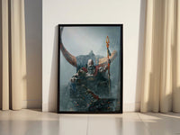 God Of War Kratos Canvas Wall Decor - Canvasworkshop