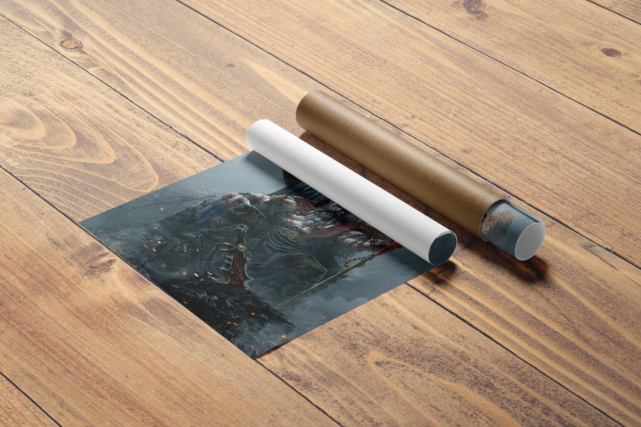 God Of War Kratos Canvas Wall Decor - Canvasworkshop