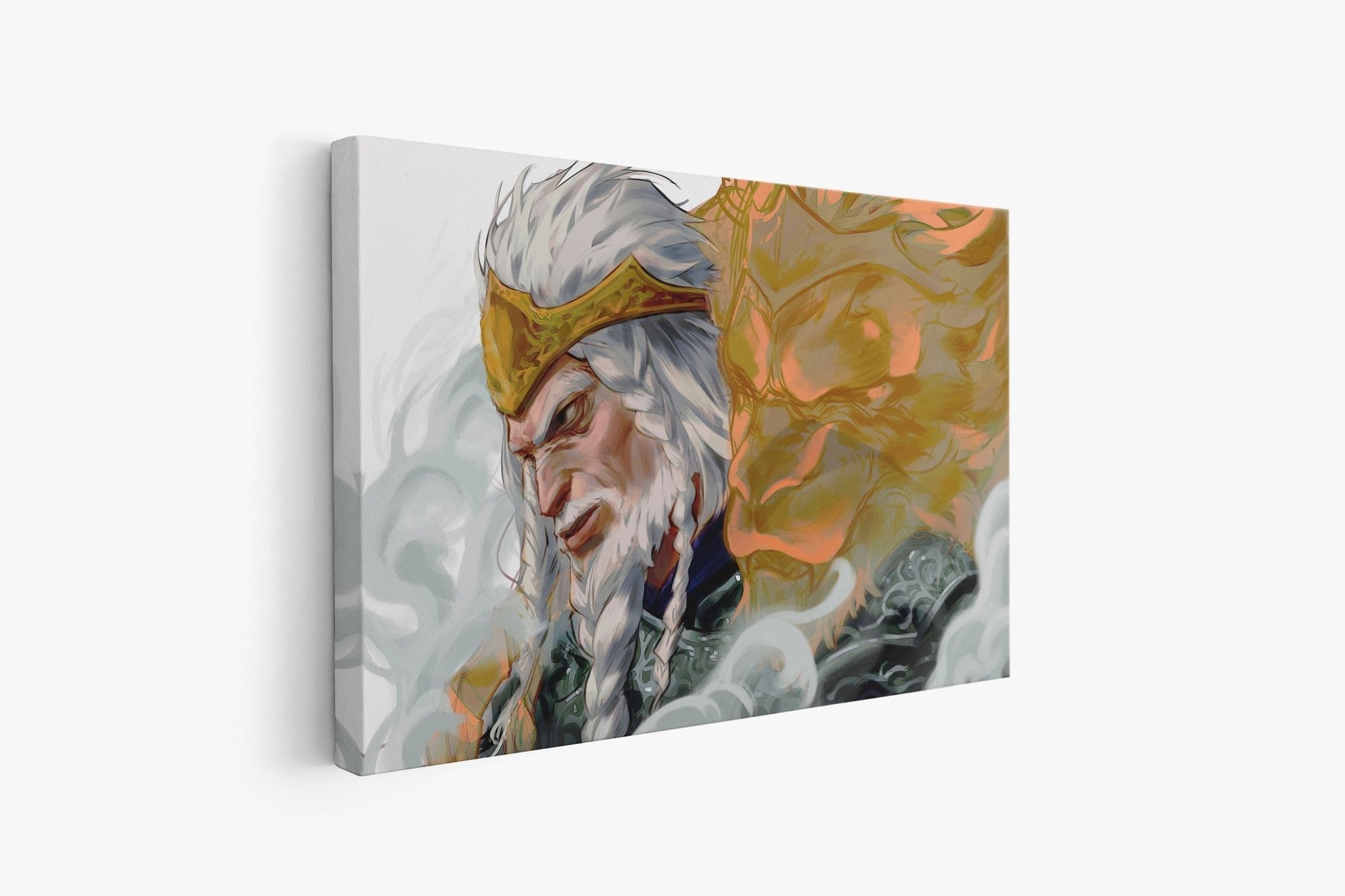 Godfrey Elden Ring Canvas Wall Art - Canvasworkshop