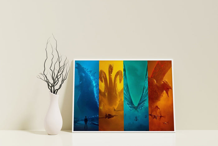 Godzilla Canvas Wall Art