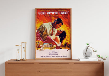Gone With The Wind Canvas Poster - Canvasworkshop