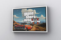 Grand Theft Auto 6 Game Canvas Poster - Canvasworkshop