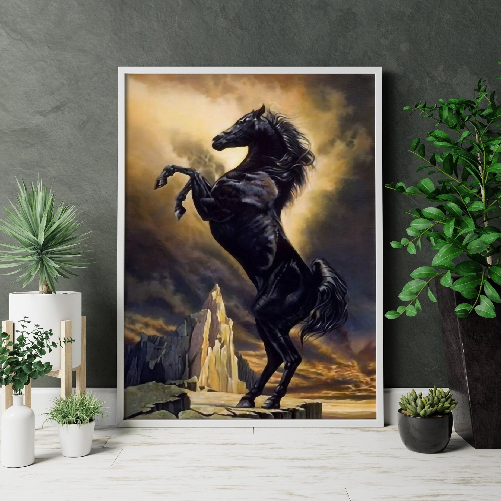 Horses Canvas Wall Art - Canvasworkshop