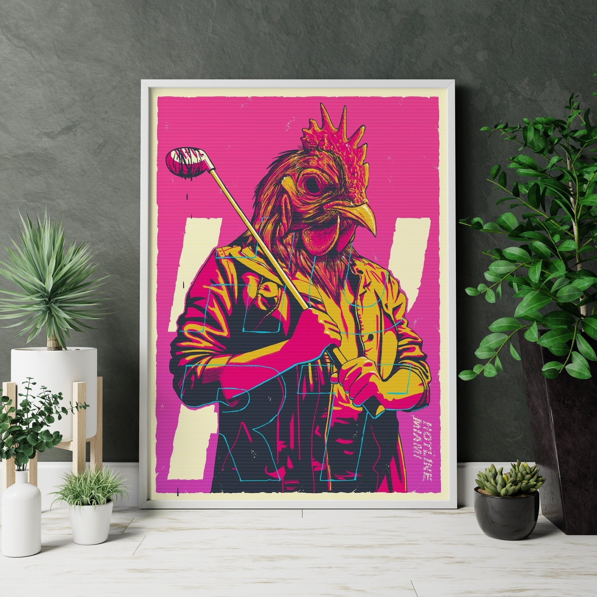 Hotline Miami Canvas Poster - Canvasworkshop