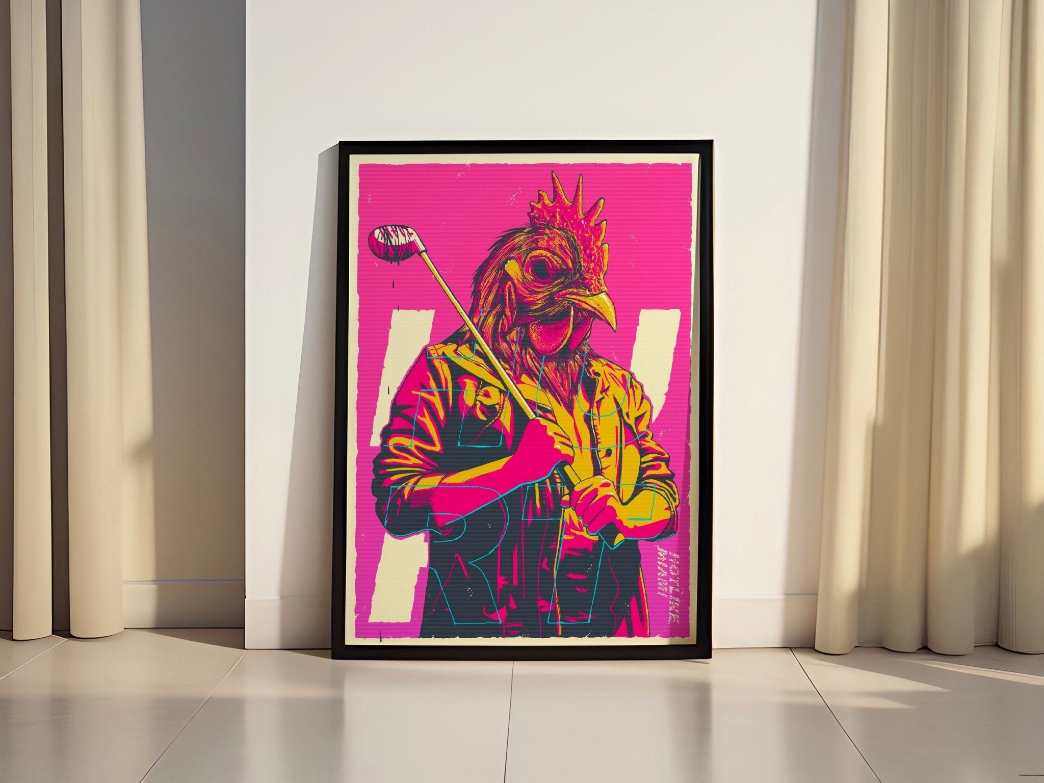 Hotline Miami Canvas Poster - Canvasworkshop