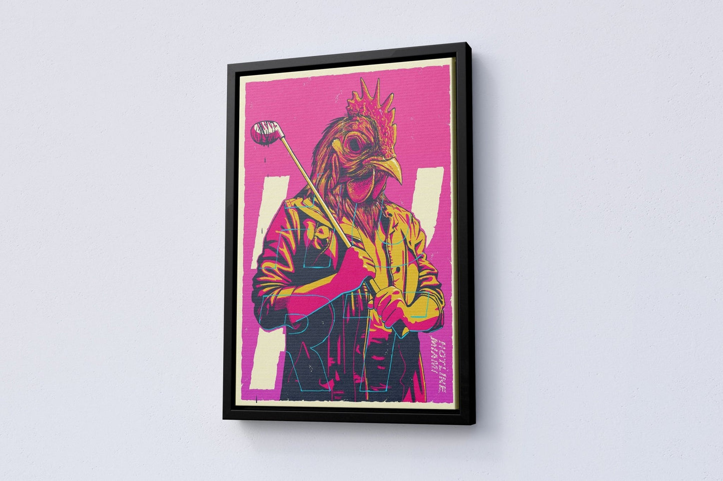 Hotline Miami Canvas Poster - Canvasworkshop