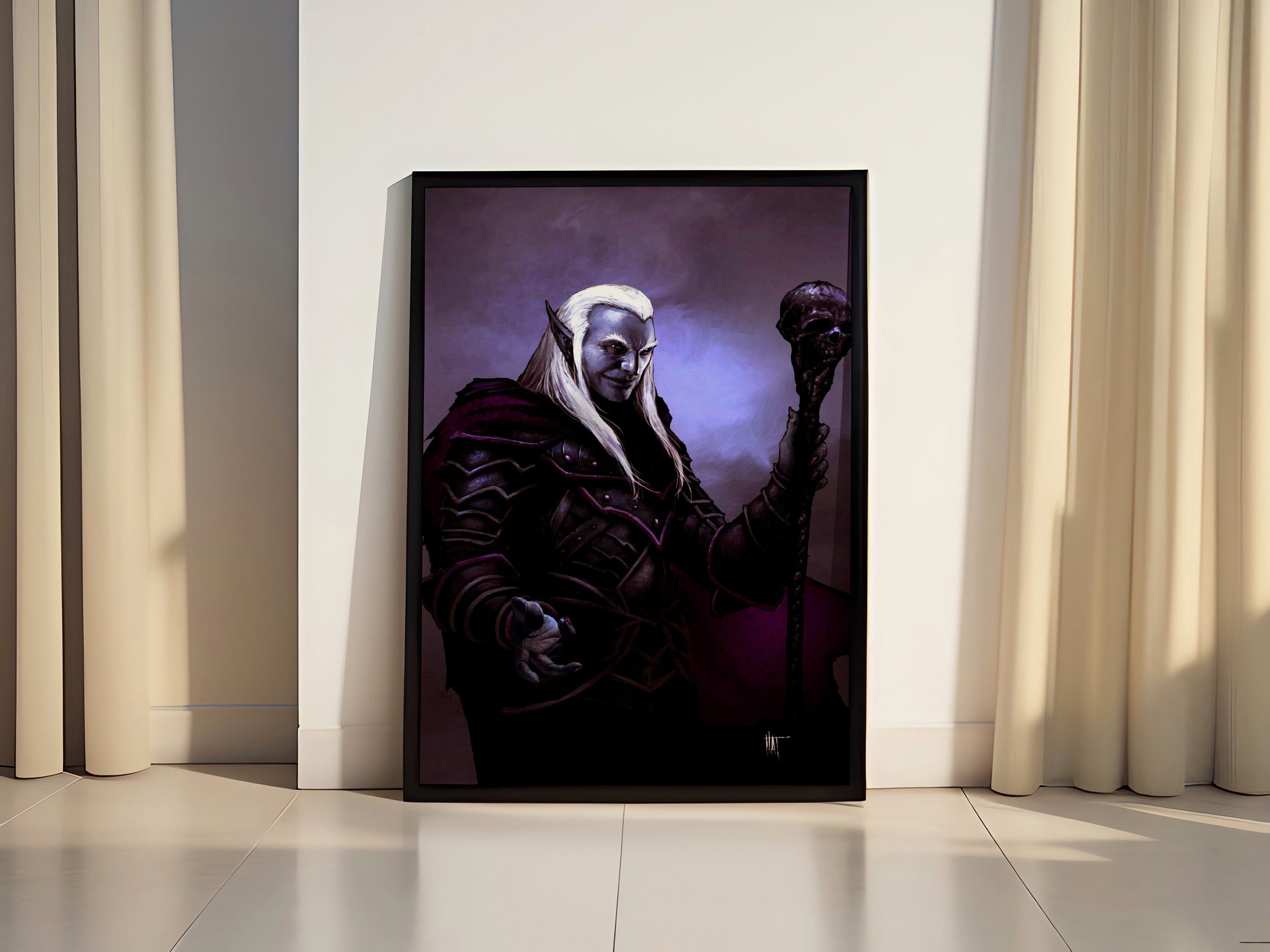 Baldur's Gate Serie Canvas Poster