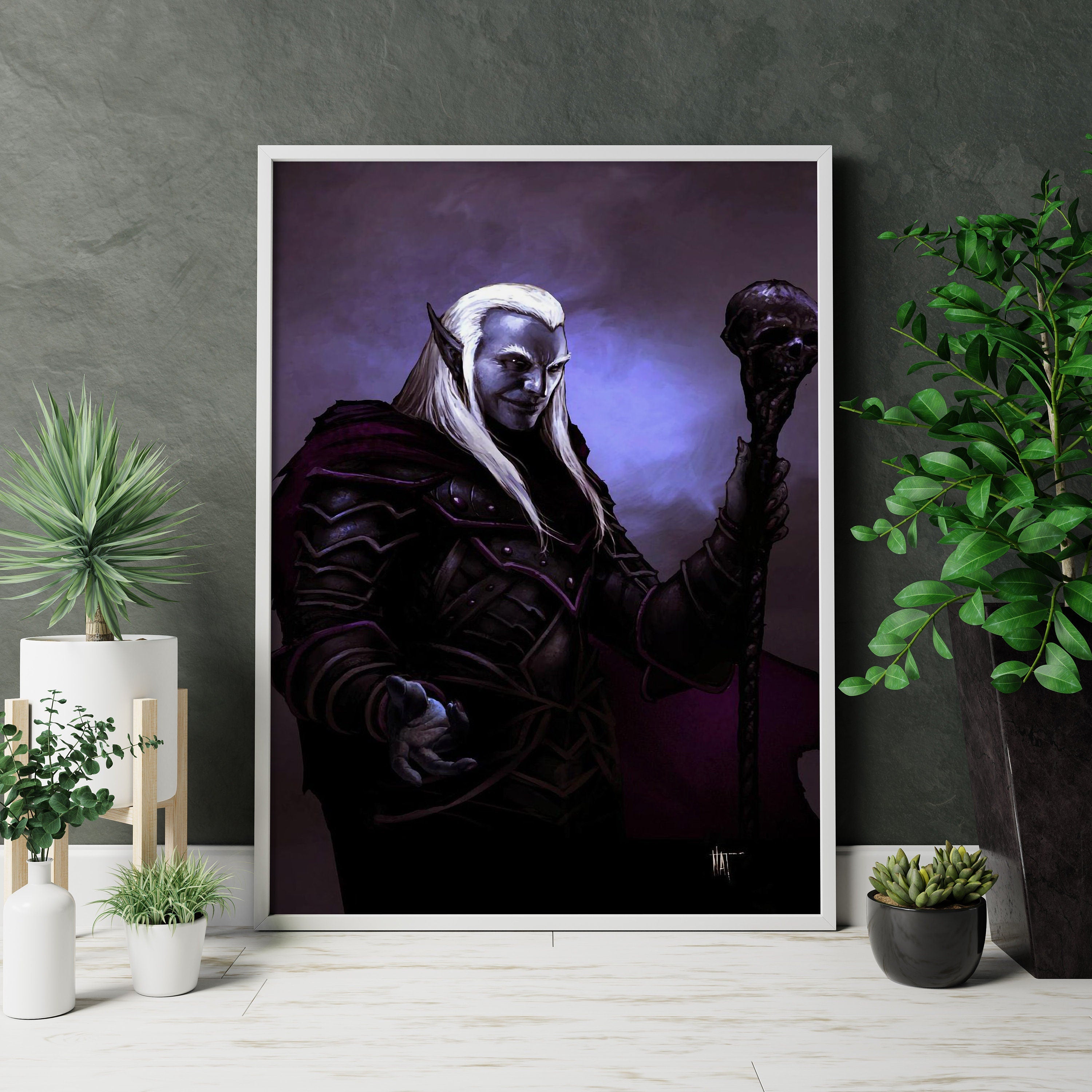 Baldur's Gate Serie Canvas Poster