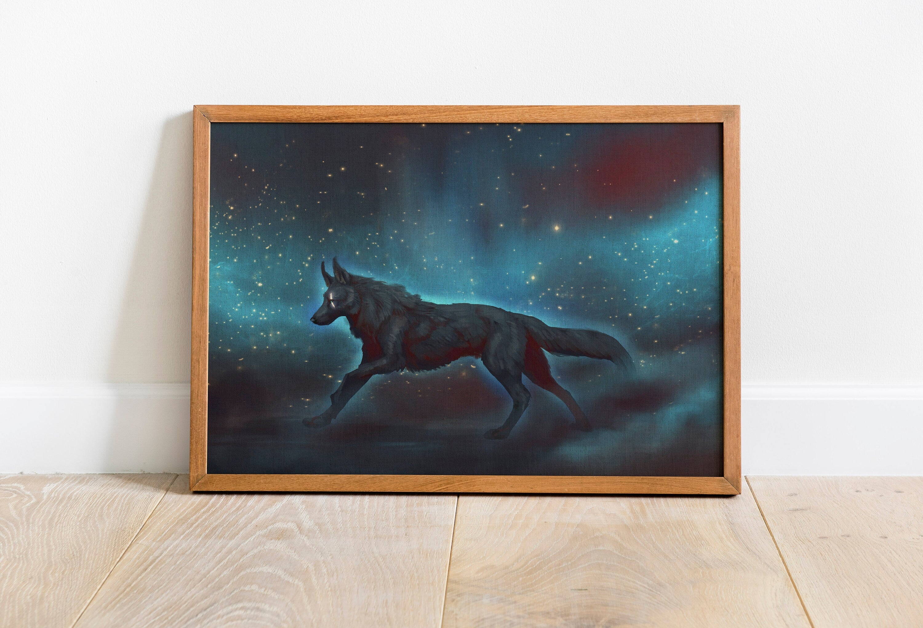 Wolf Canvas Art Poster