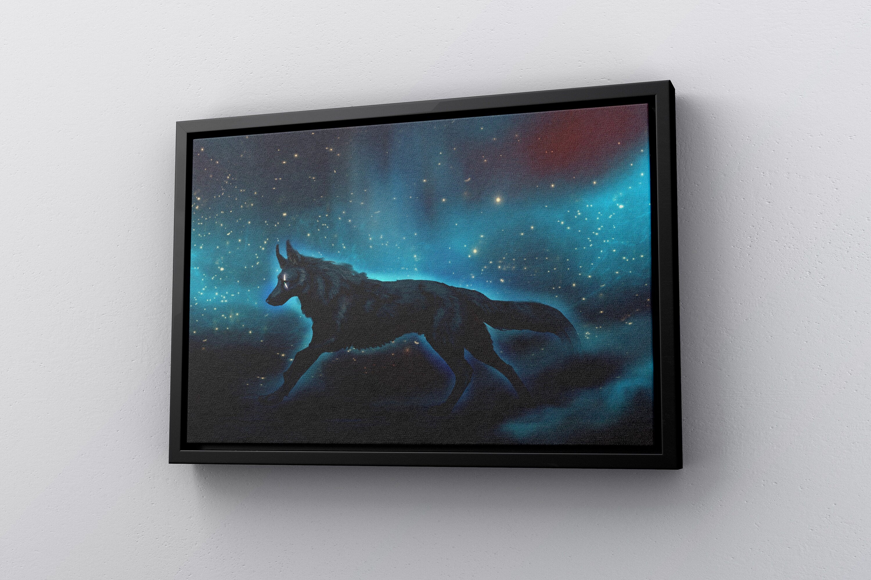 Wolf Canvas Art Poster