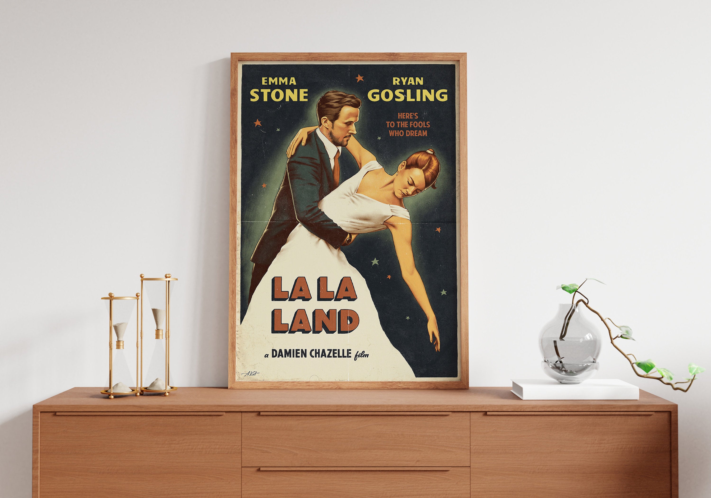 La La Land Canvas Poster