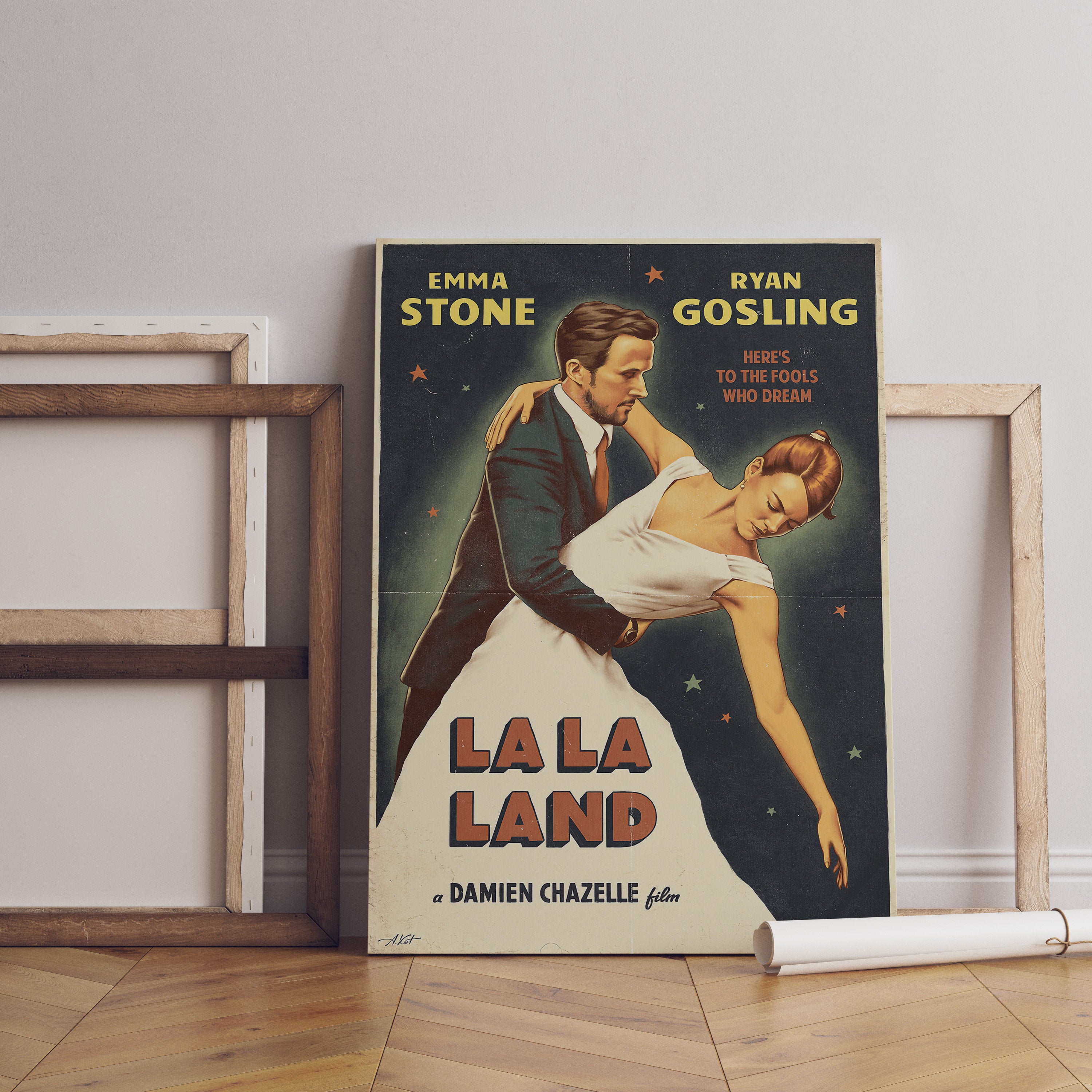 La La Land Canvas Poster