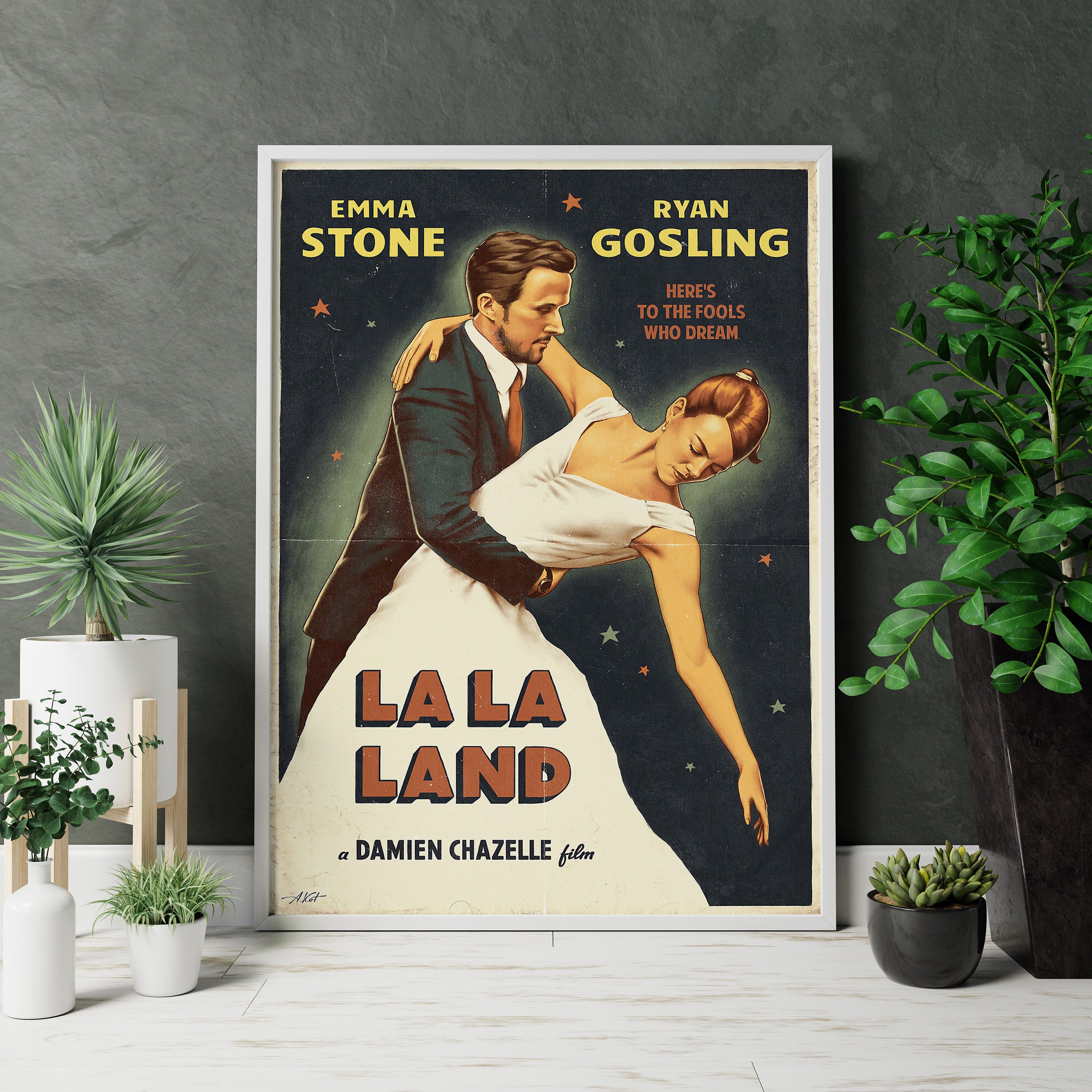 La La Land Canvas Poster