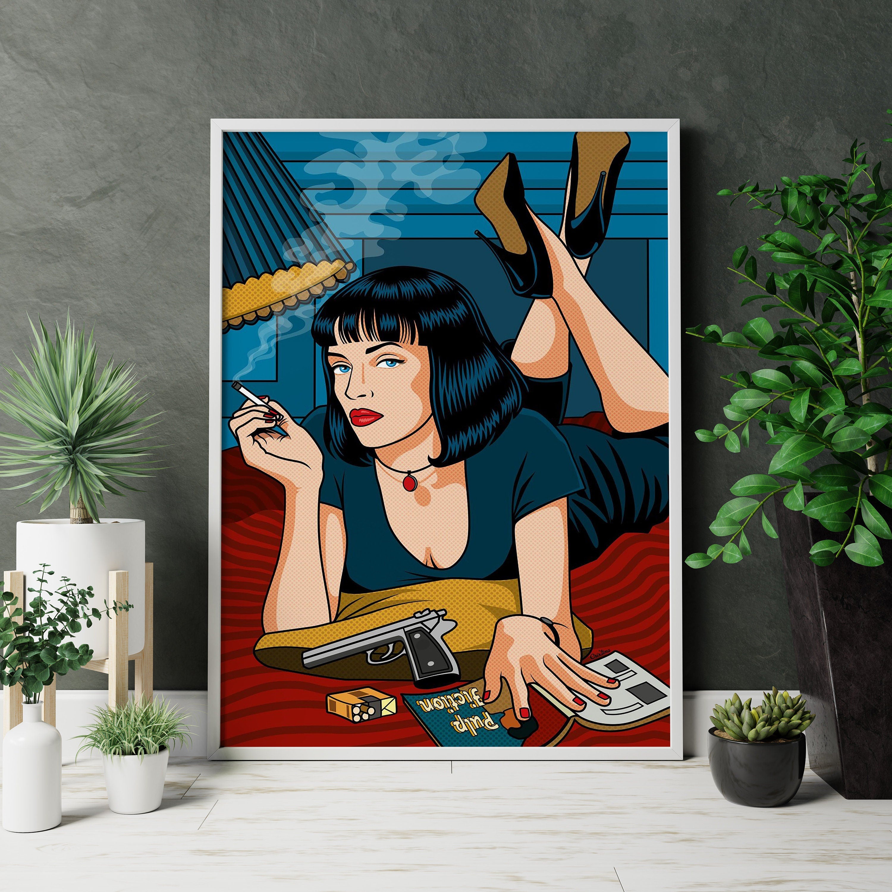 Mia Wallace Canvas Poster