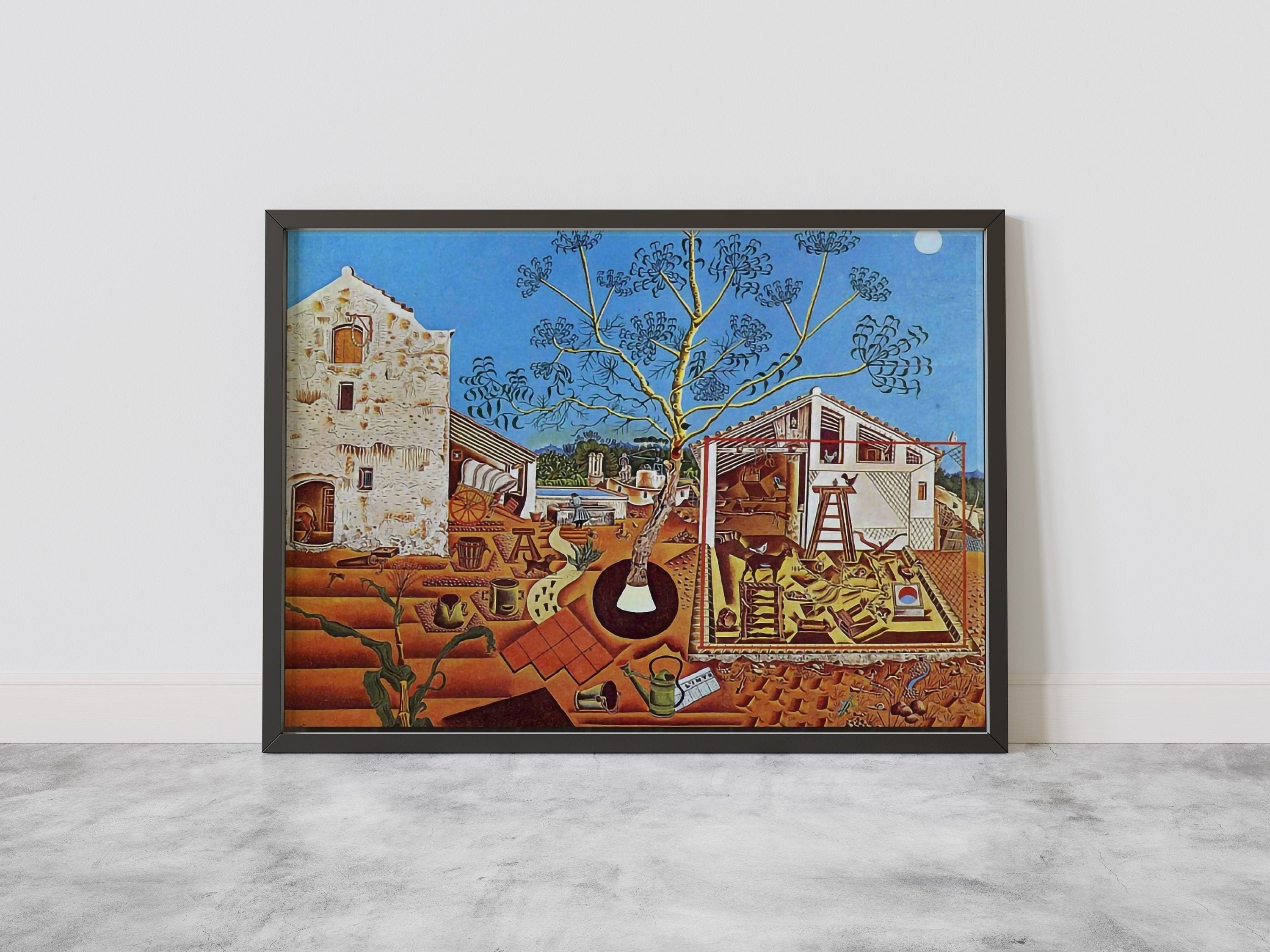 Joan Miró The Farm Canvas Poster