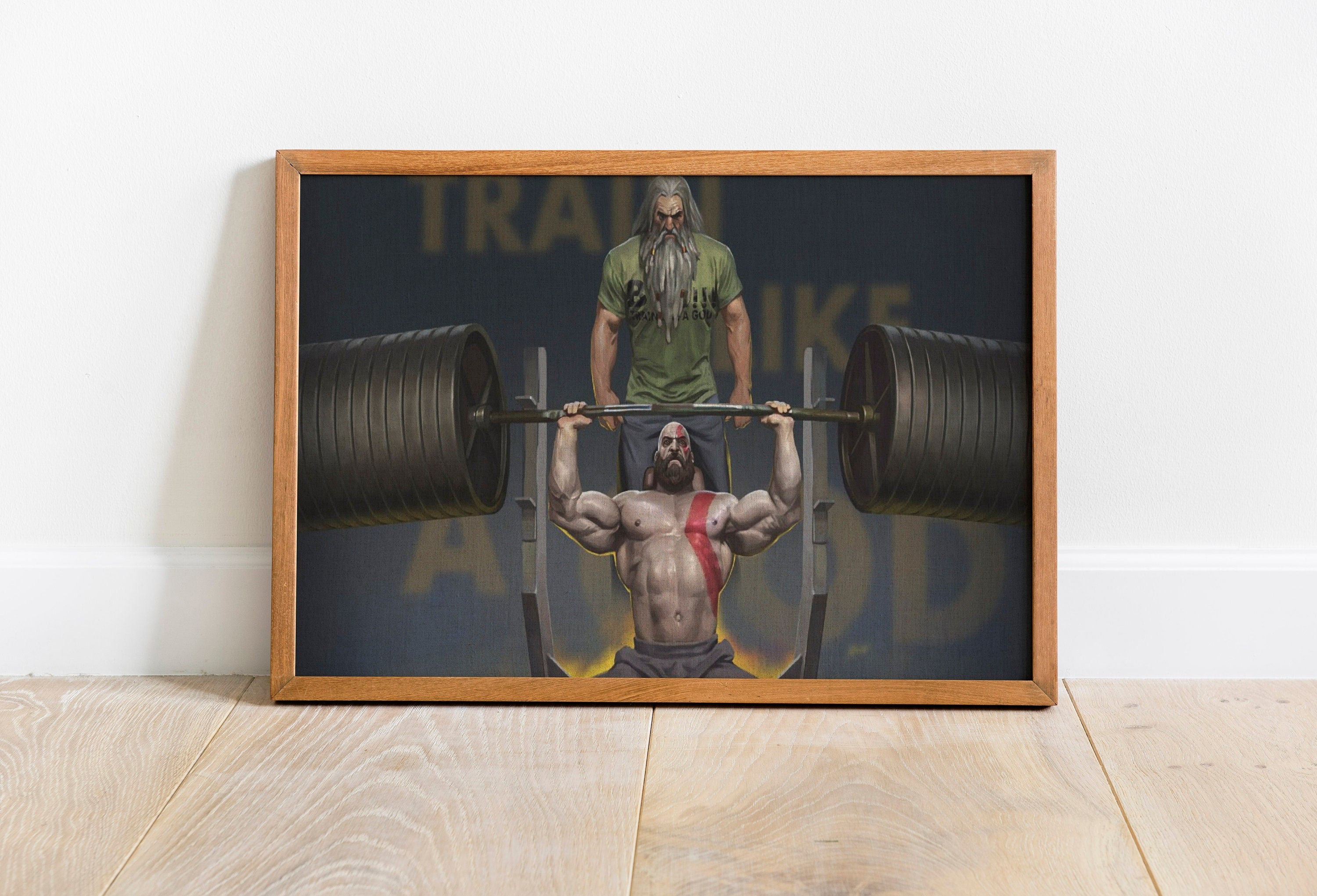 God of War Kratos Canvas Art