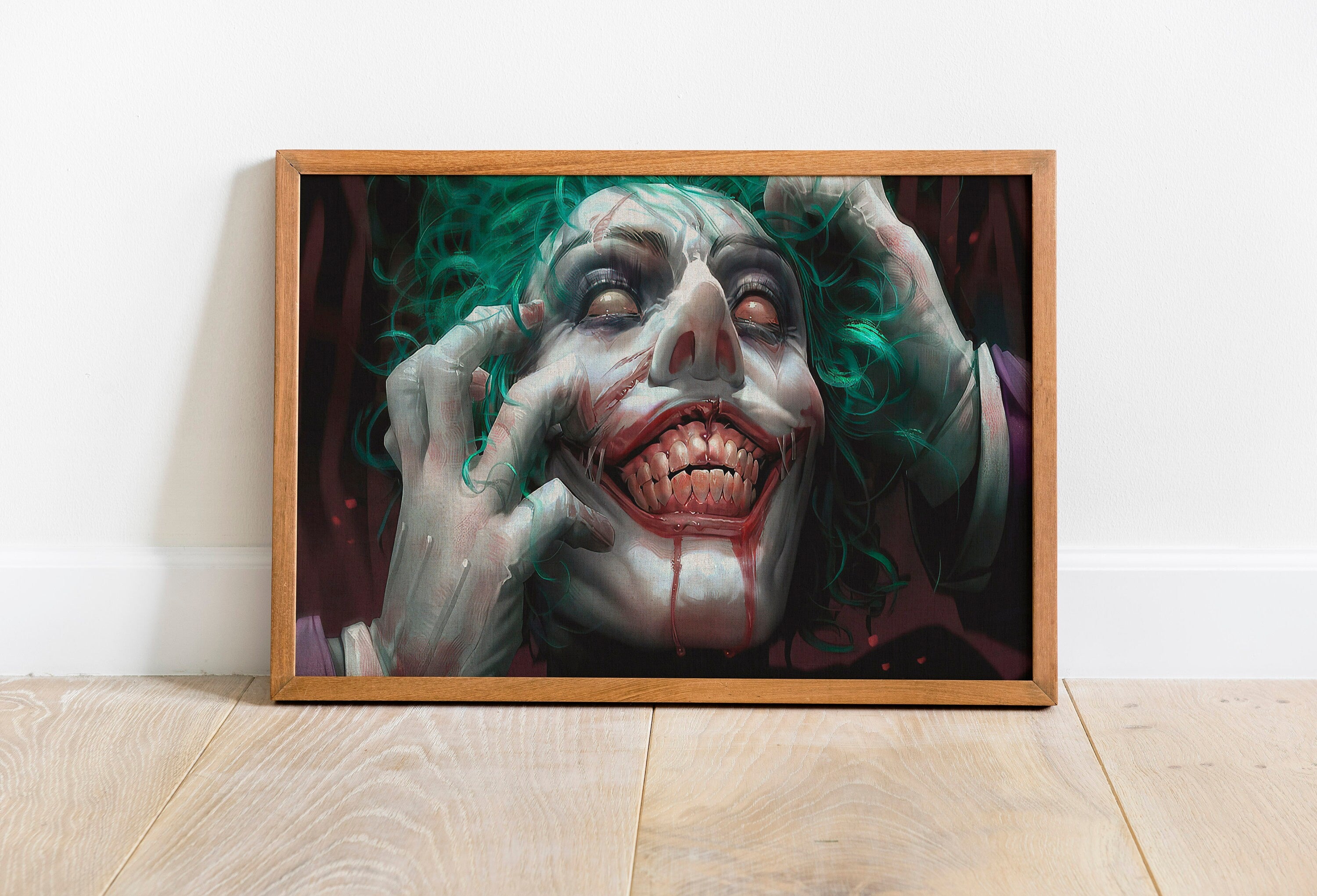 Joker Canvas Wall Art