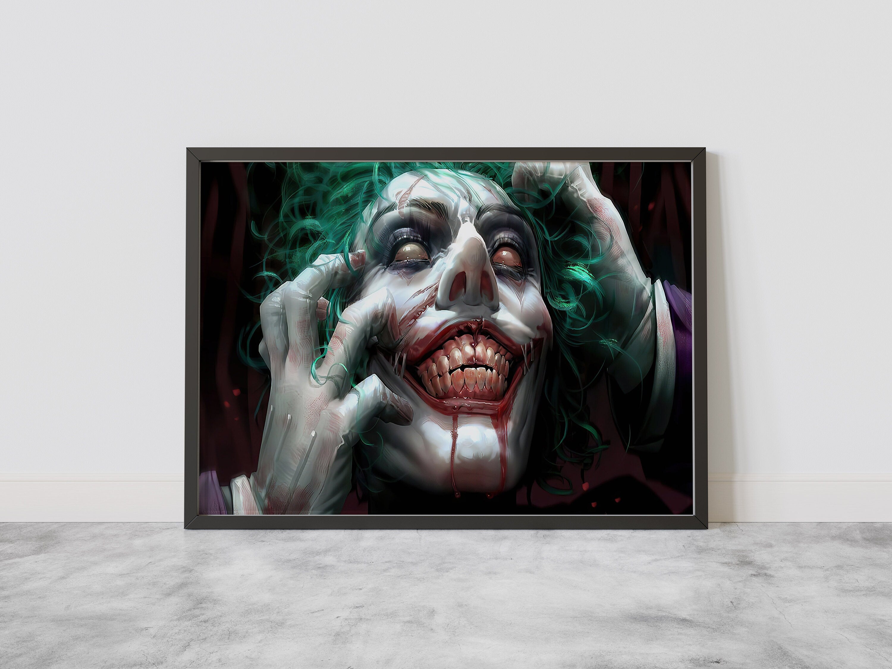 Joker Canvas Wall Art