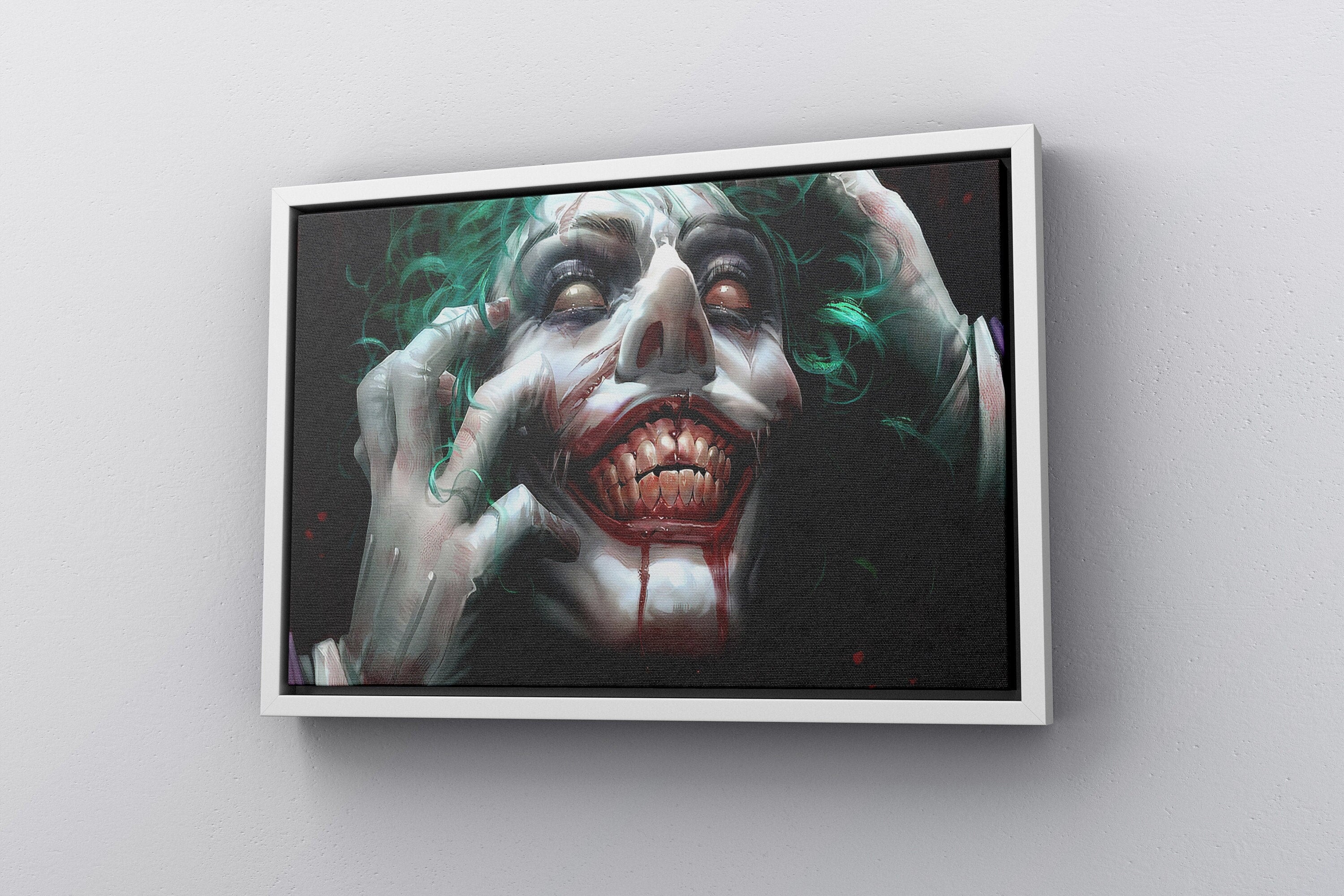 Joker Canvas Wall Art