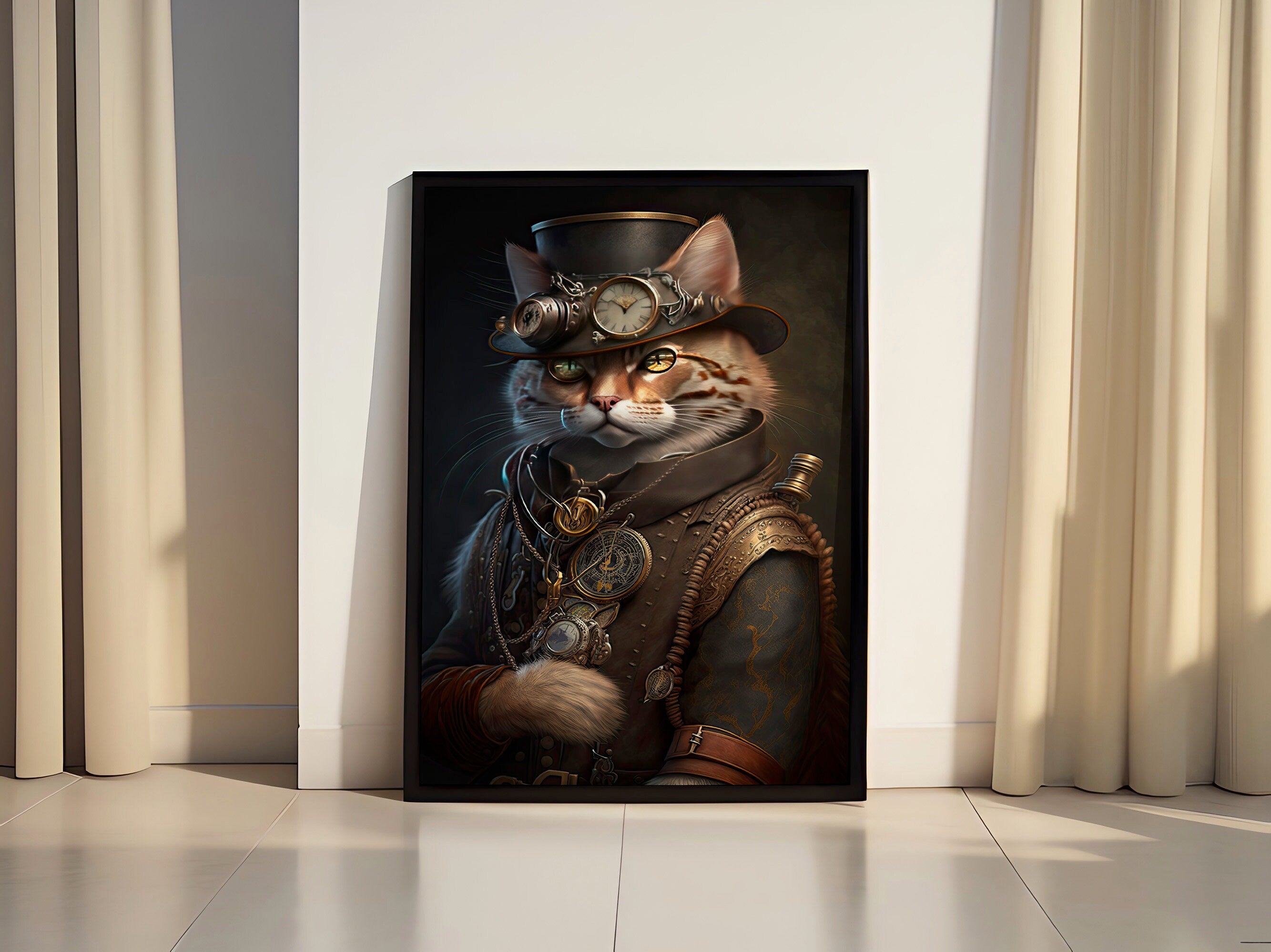 Cat Serial Canvas Print