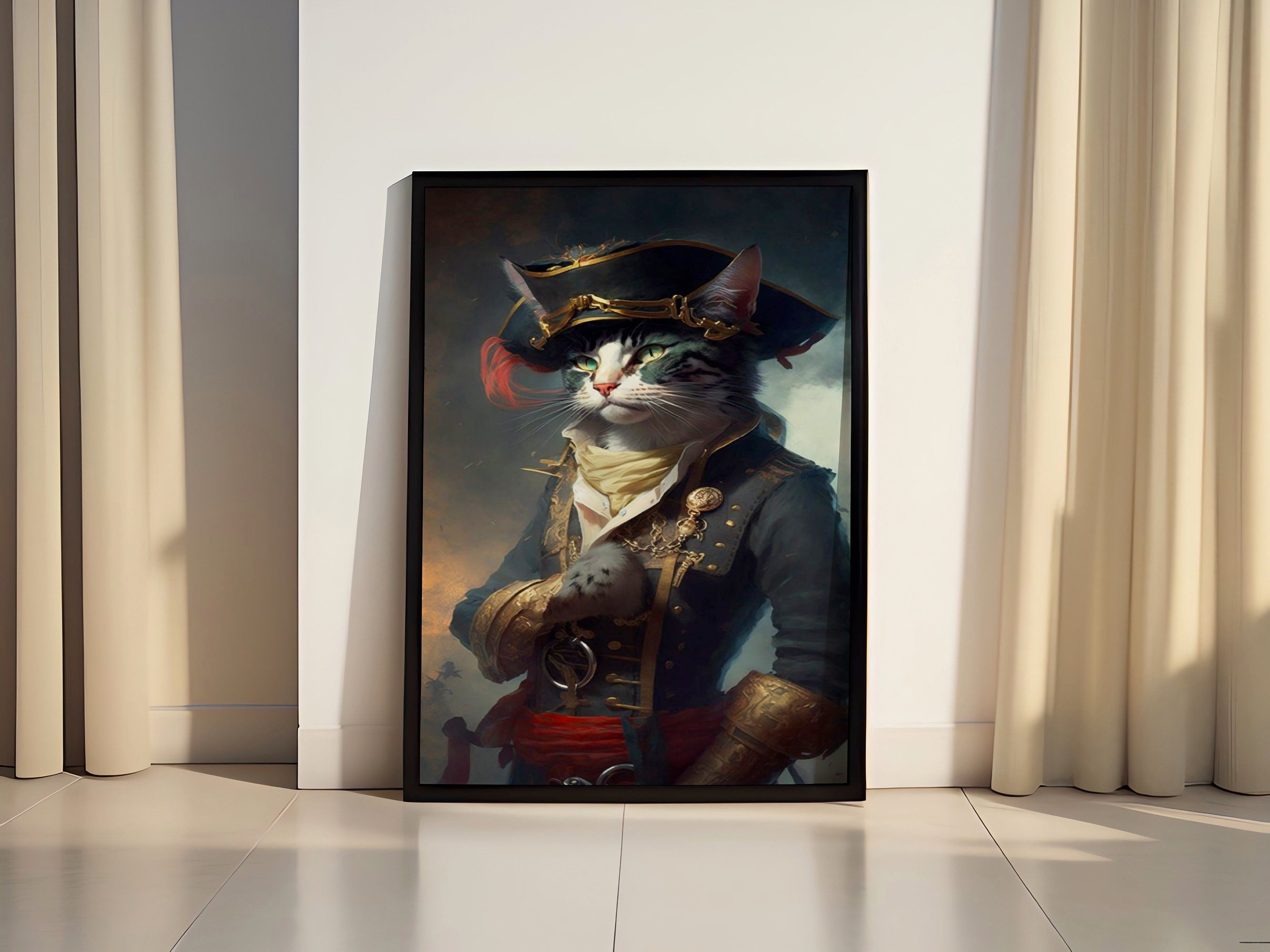 Cat Serial Canvas Poster Art