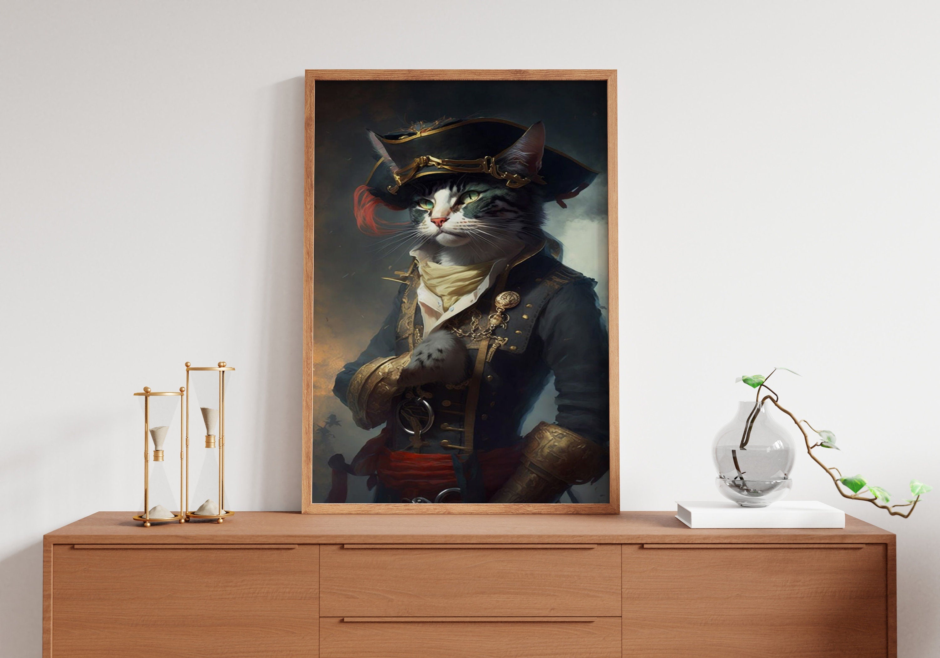 Cat Serial Canvas Poster Art