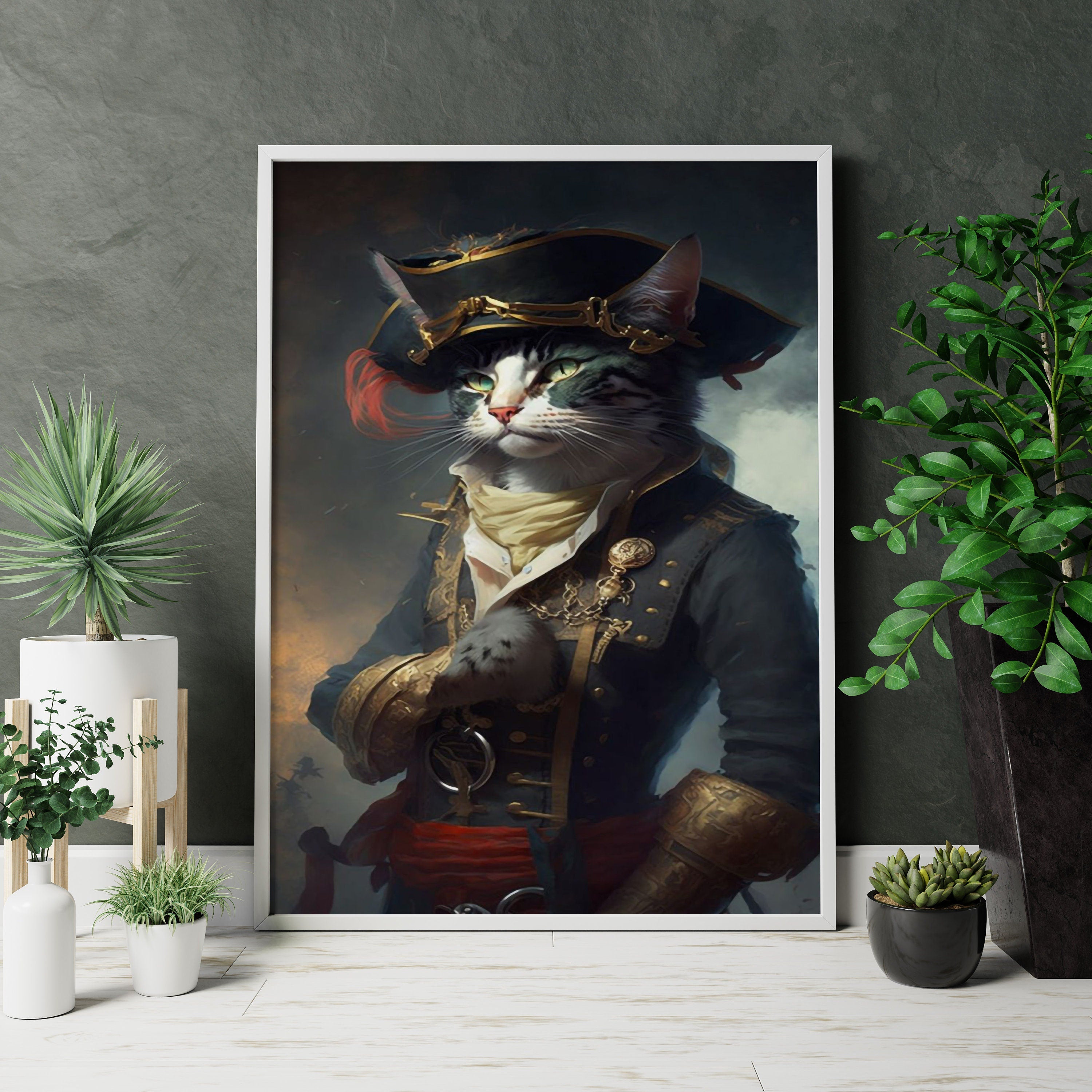 Cat Serial Canvas Poster Art