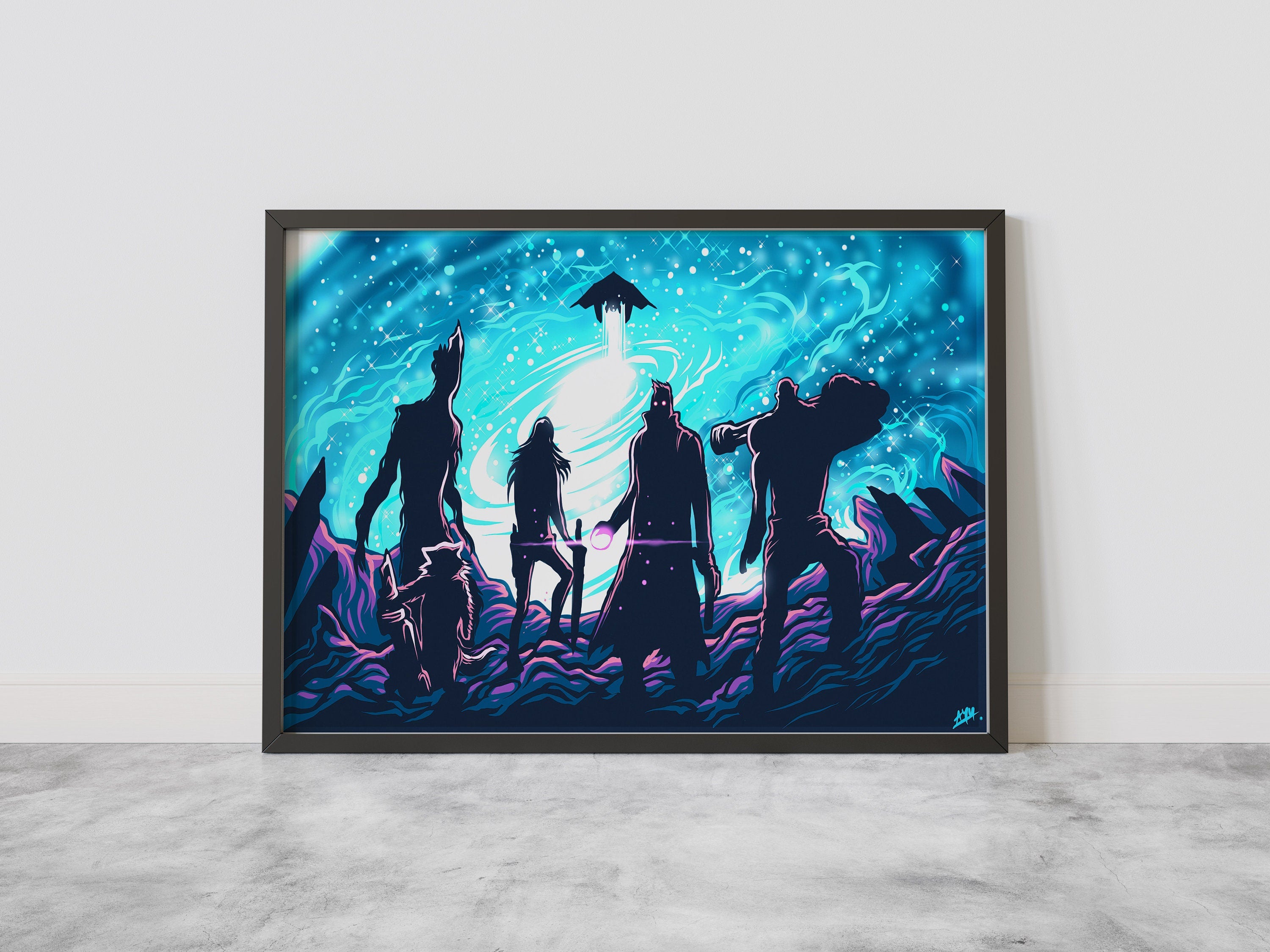 Galaxy Defender Canvas Poster