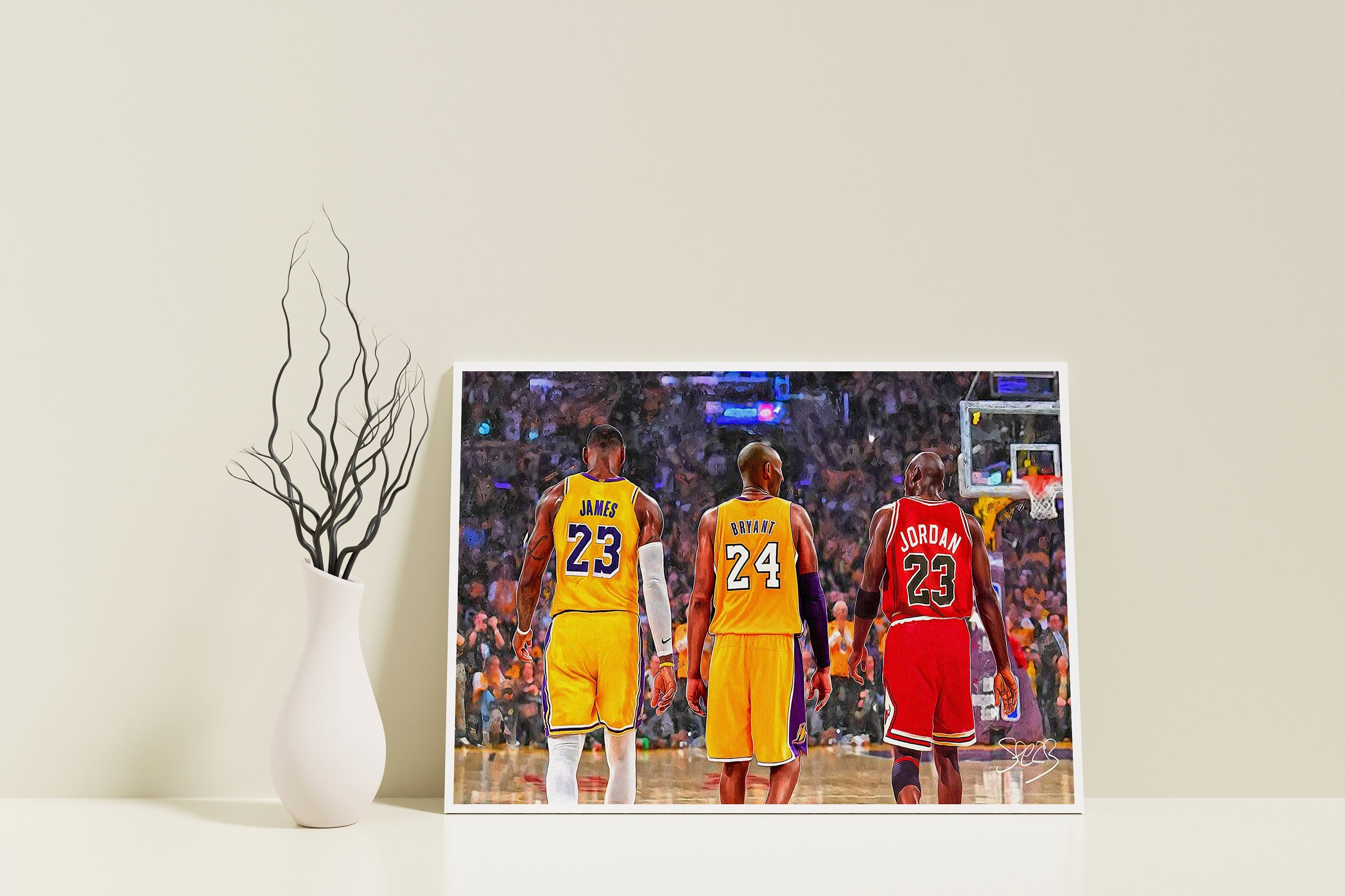 Basketball Legends Canvas Poster