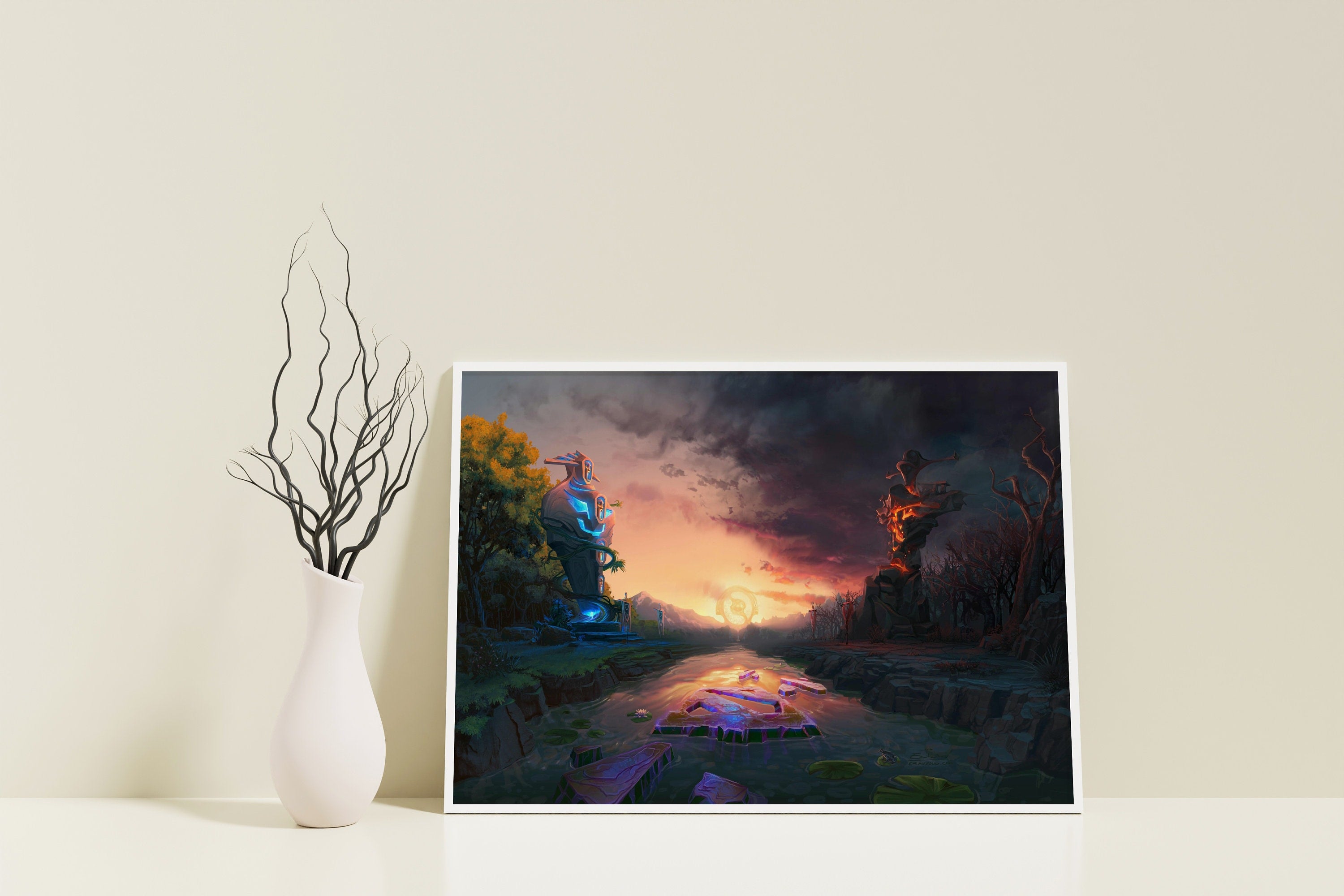 Dota 2 Defense of the Ancients  Canvas Wall Art