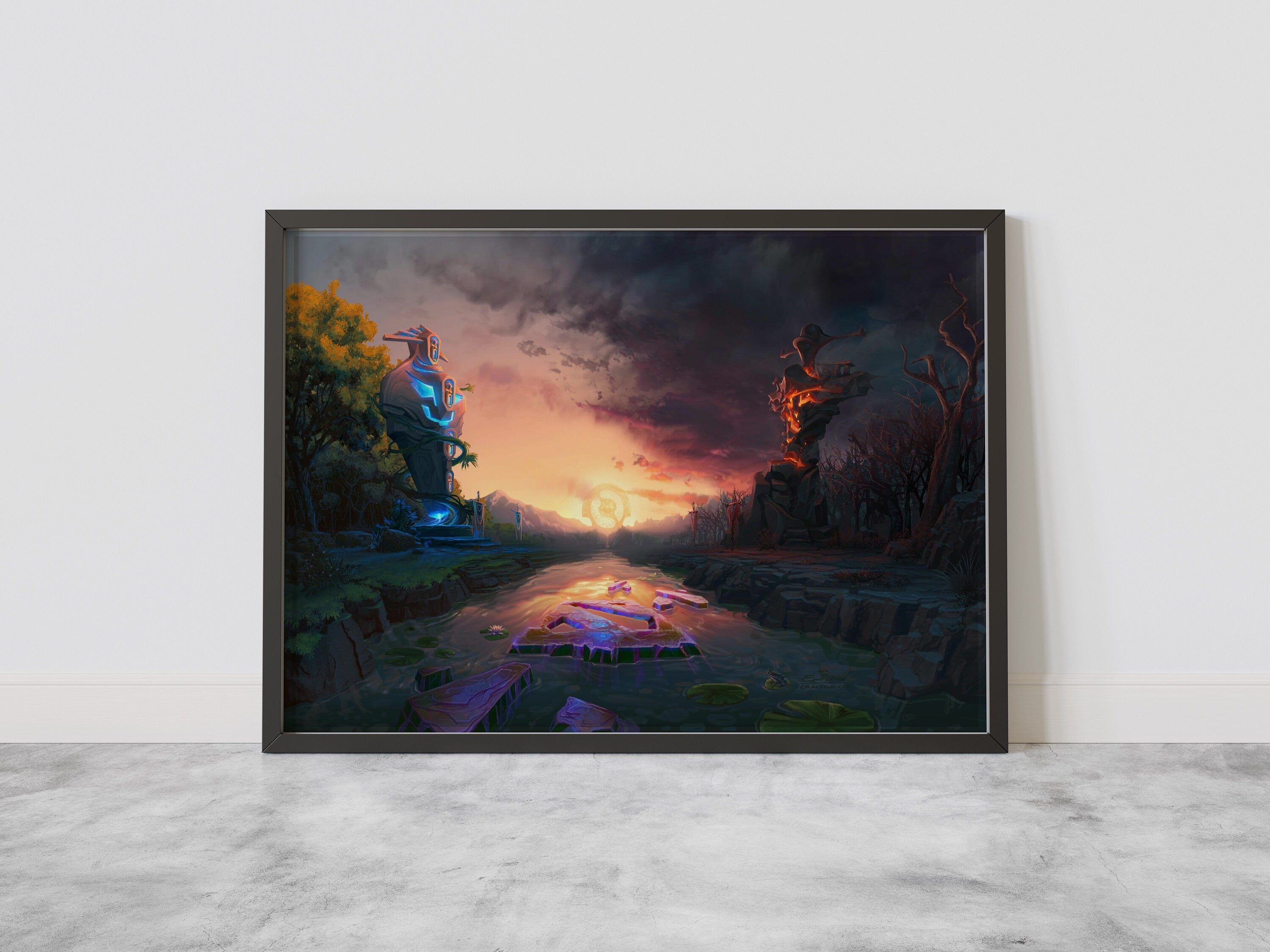 Dota 2 Defense of the Ancients  Canvas Wall Art