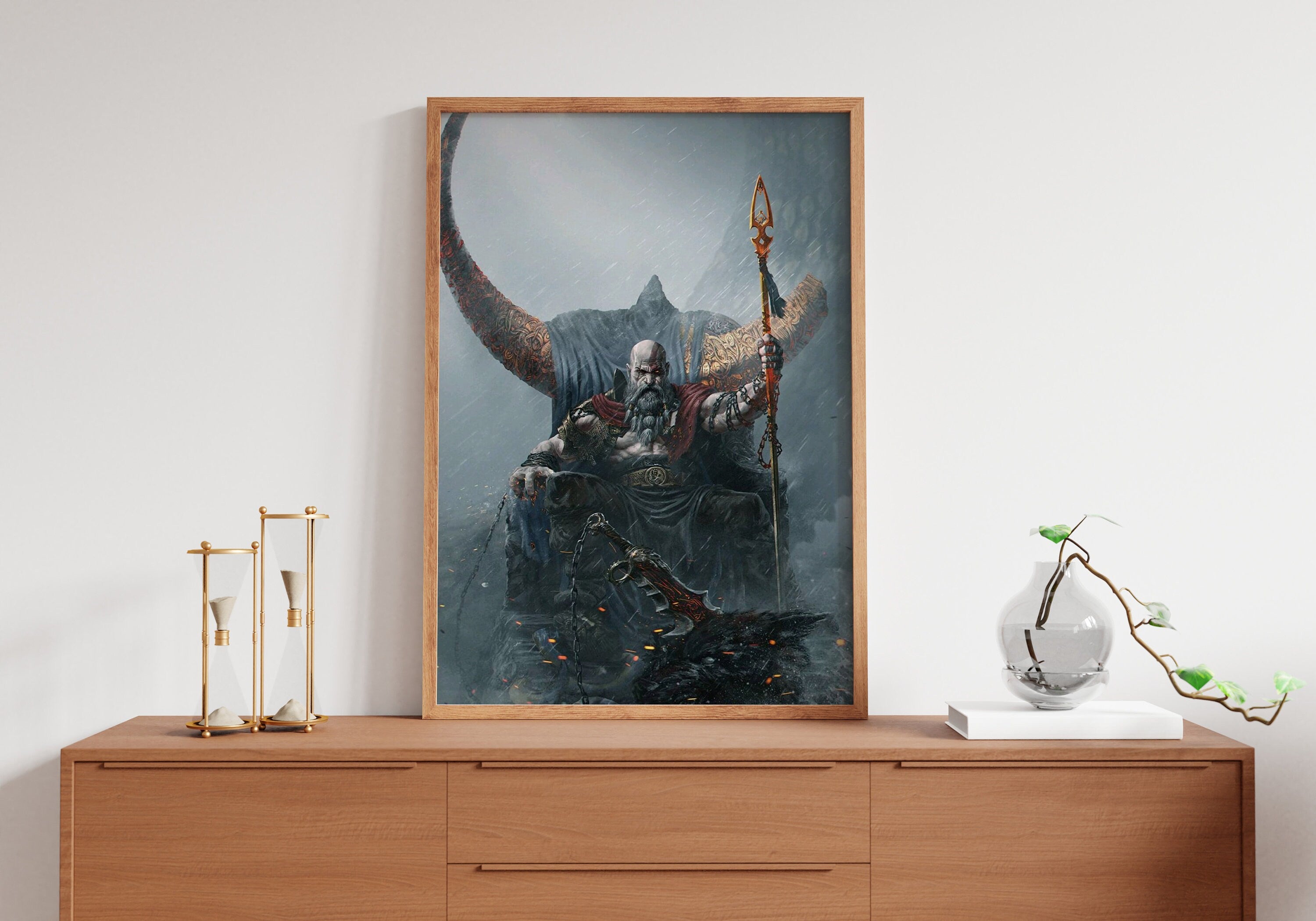 God Of War Kratos Canvas Wall Decor