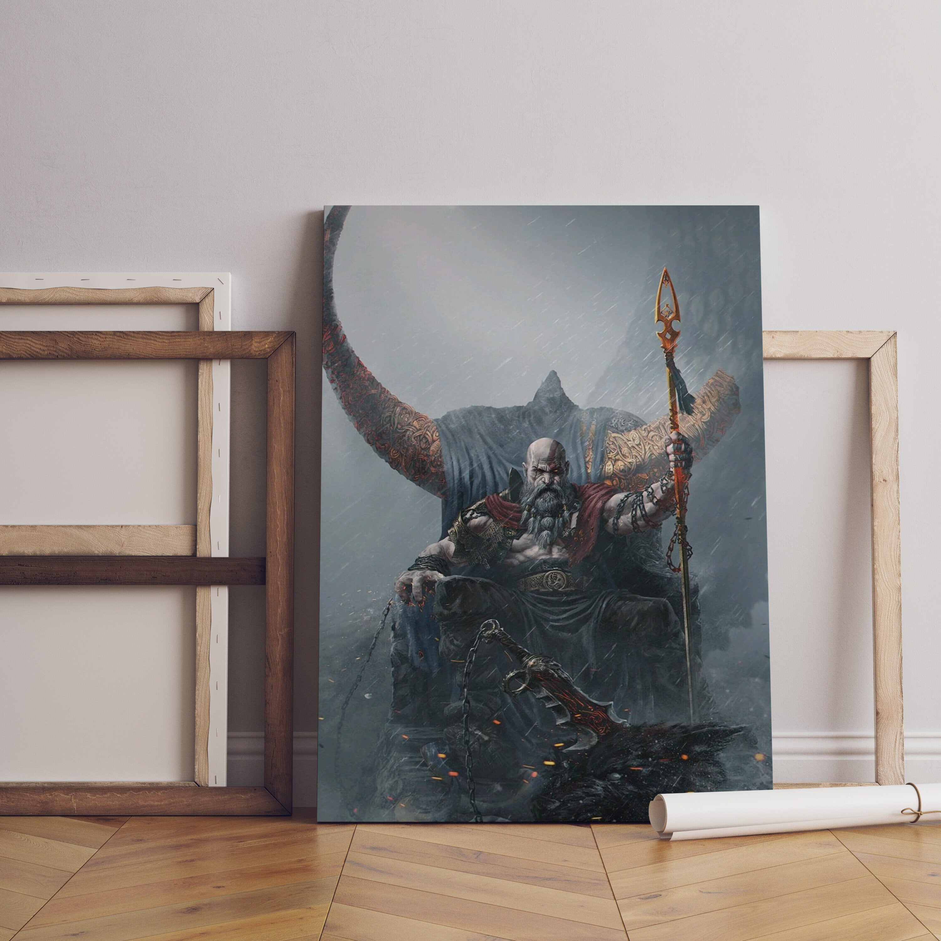 God Of War Kratos Canvas Wall Decor