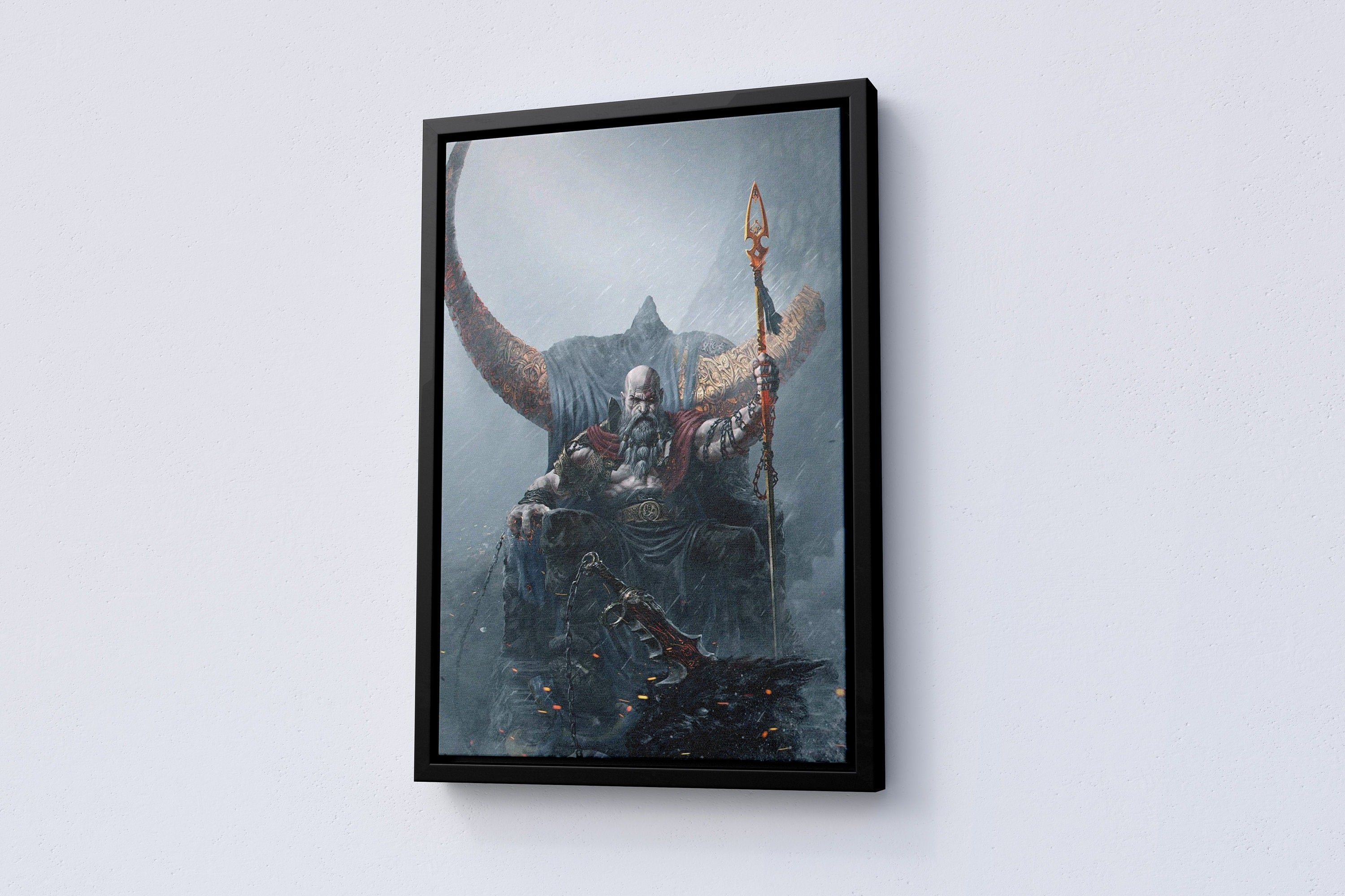 God Of War Kratos Canvas Wall Decor