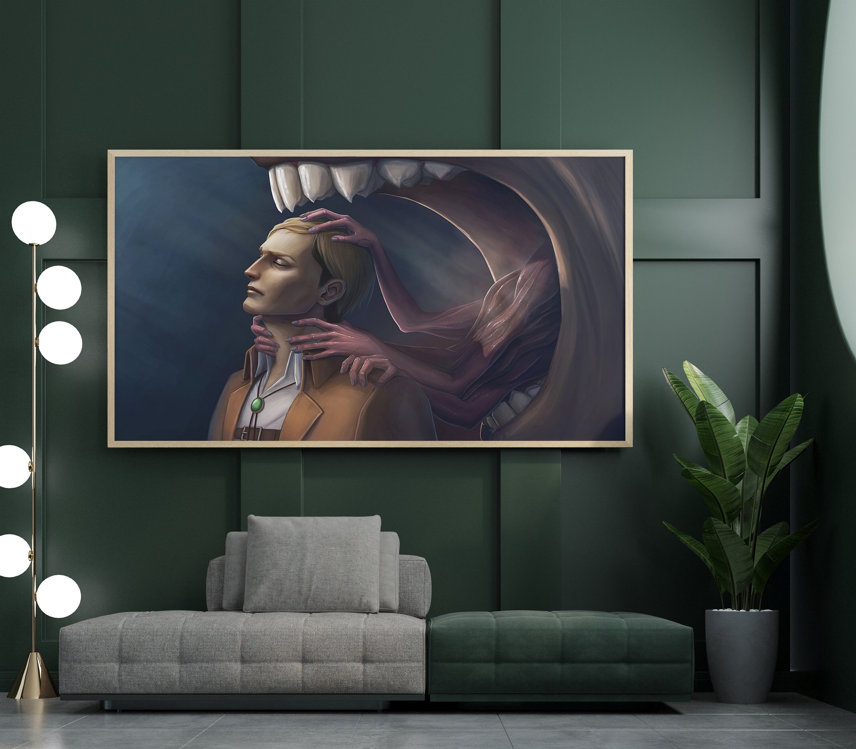 Anime Character Portrait Canvas Art