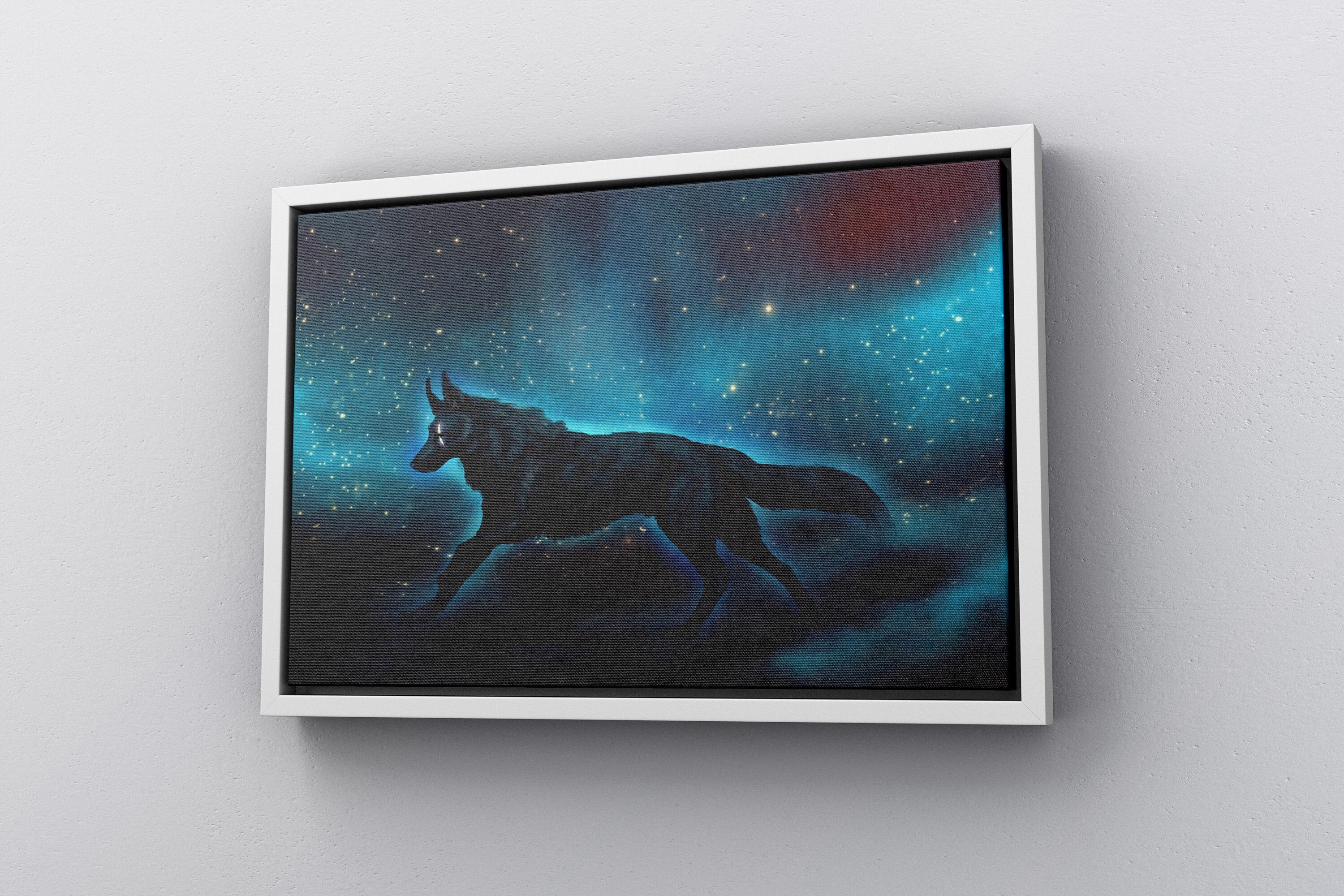 Wolf Canvas Art Poster